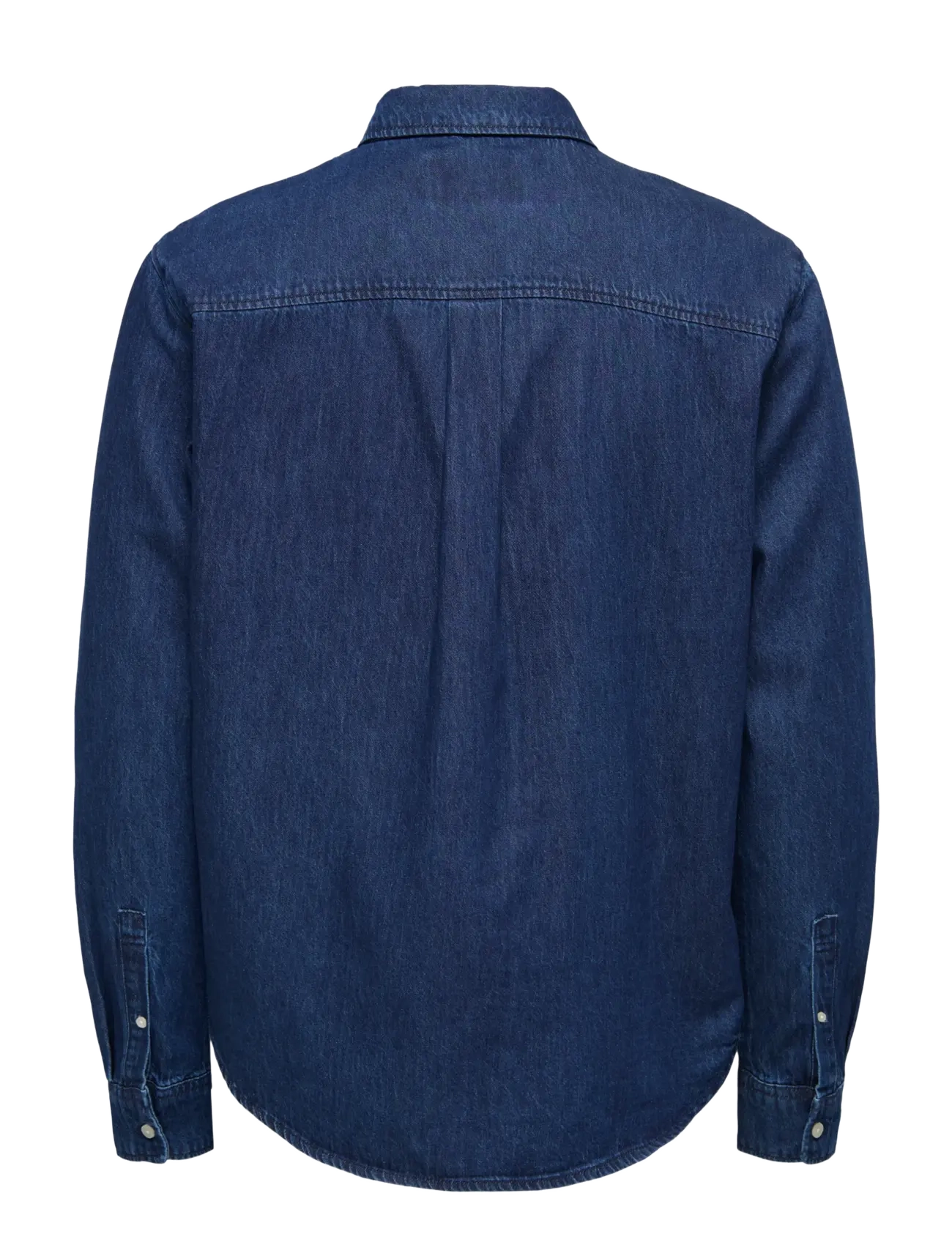 ONLY & SONS - ONSORSON REGULAR YFM DNM SHIRT NOOS - denim shirts - dark blue denim - 1