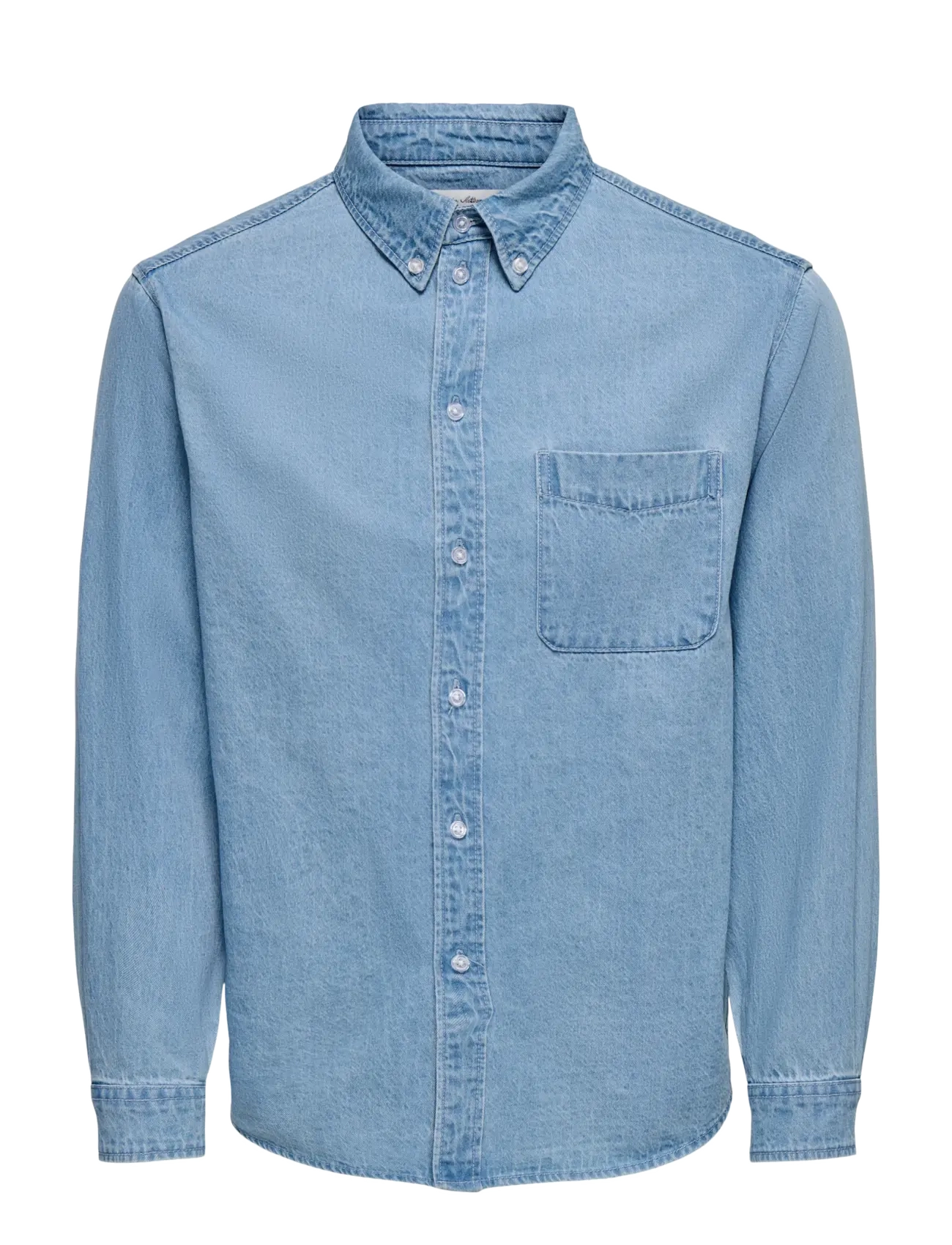 ONLY & SONS ONSORSON REGULAR YFM DNM SHIRT NOOS - Skjorter - LIGHT BLUE DENIM / blue