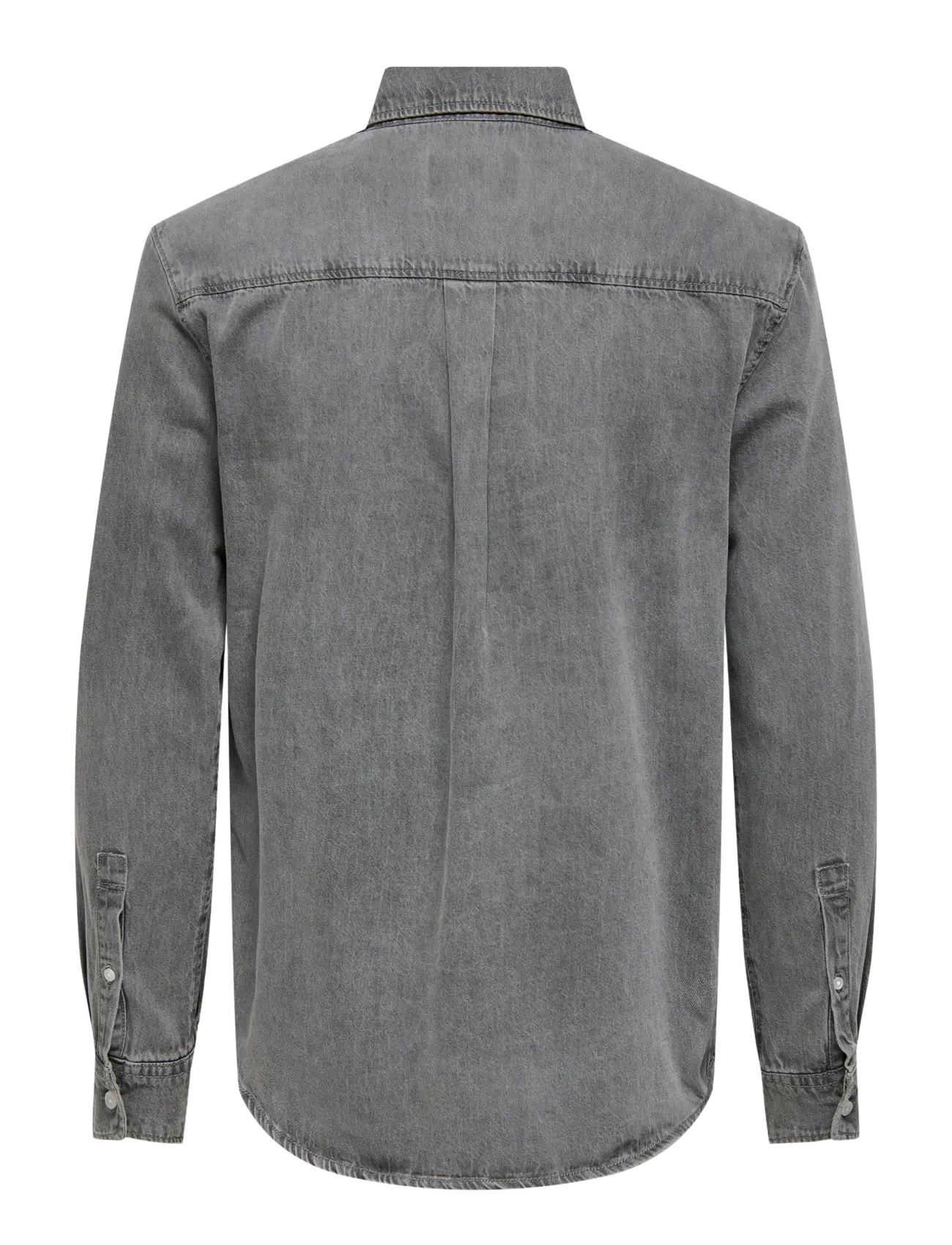 ONLY & SONS - ONSORSON REGULAR YFM DNM SHIRT NOOS - denim shirts - light grey denim - 2