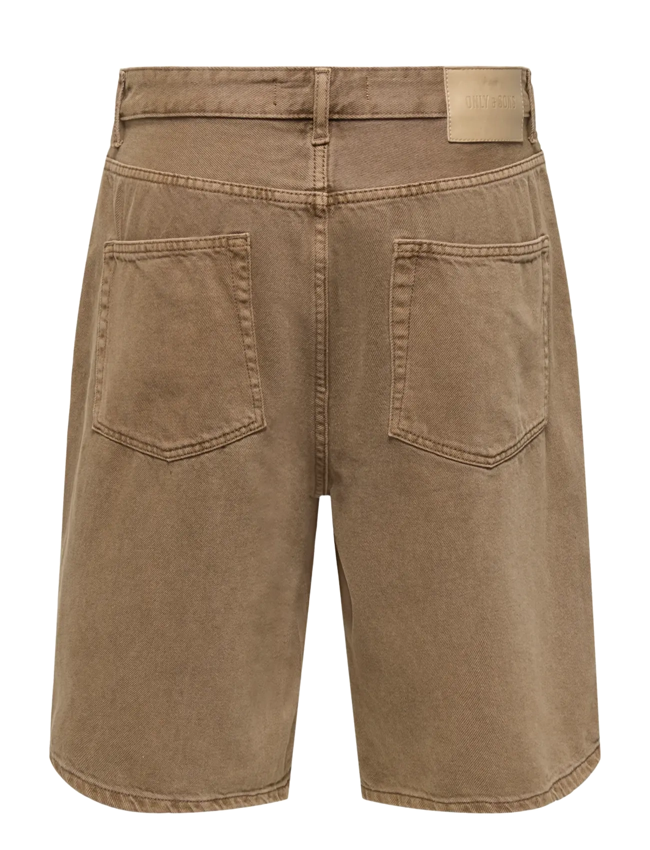 ONLY & SONS - ONSCARL BALL. BROWN 6602 TAI DNM SHORTS - jeans shorts - brown denim - 1