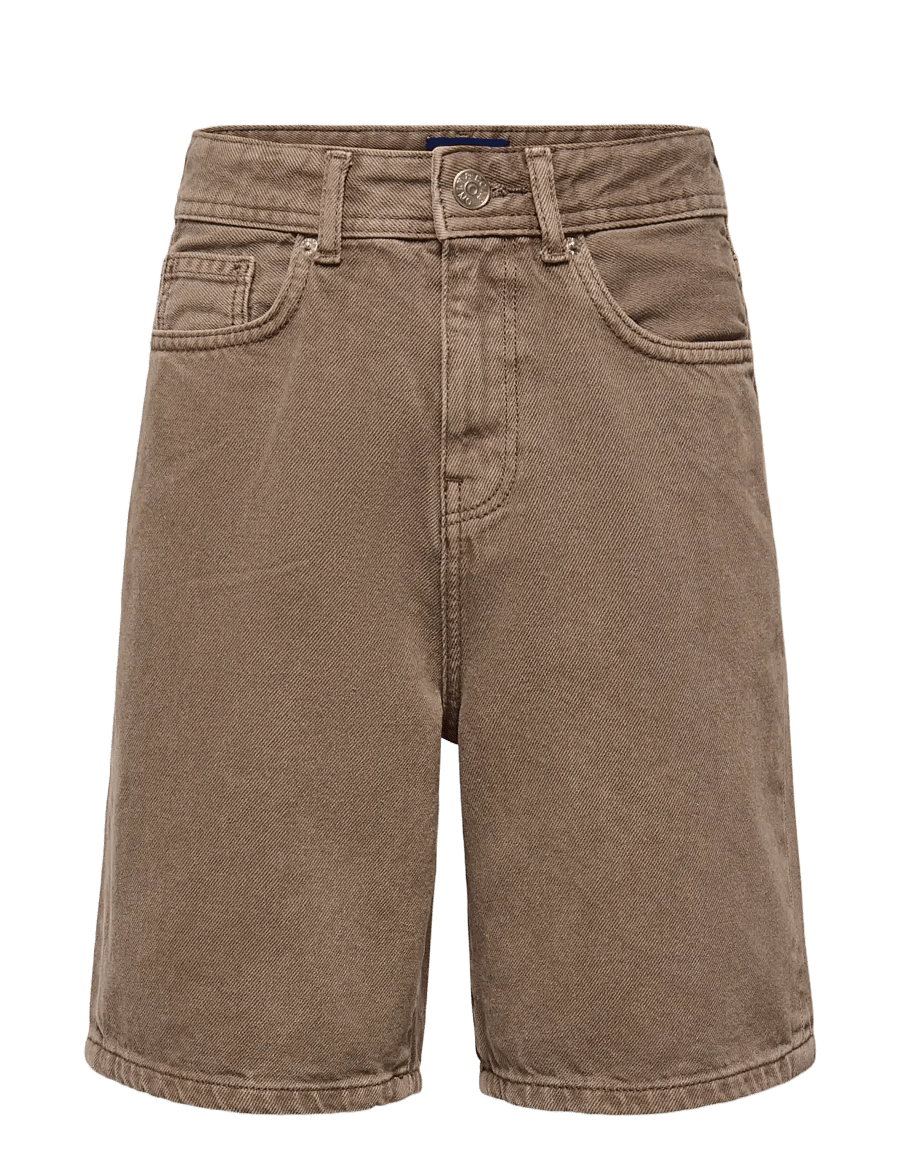 ONLY & SONS - OSJFADE LOOSE BROWN 6608 TAI DNM SHORTS - brown denim - 1