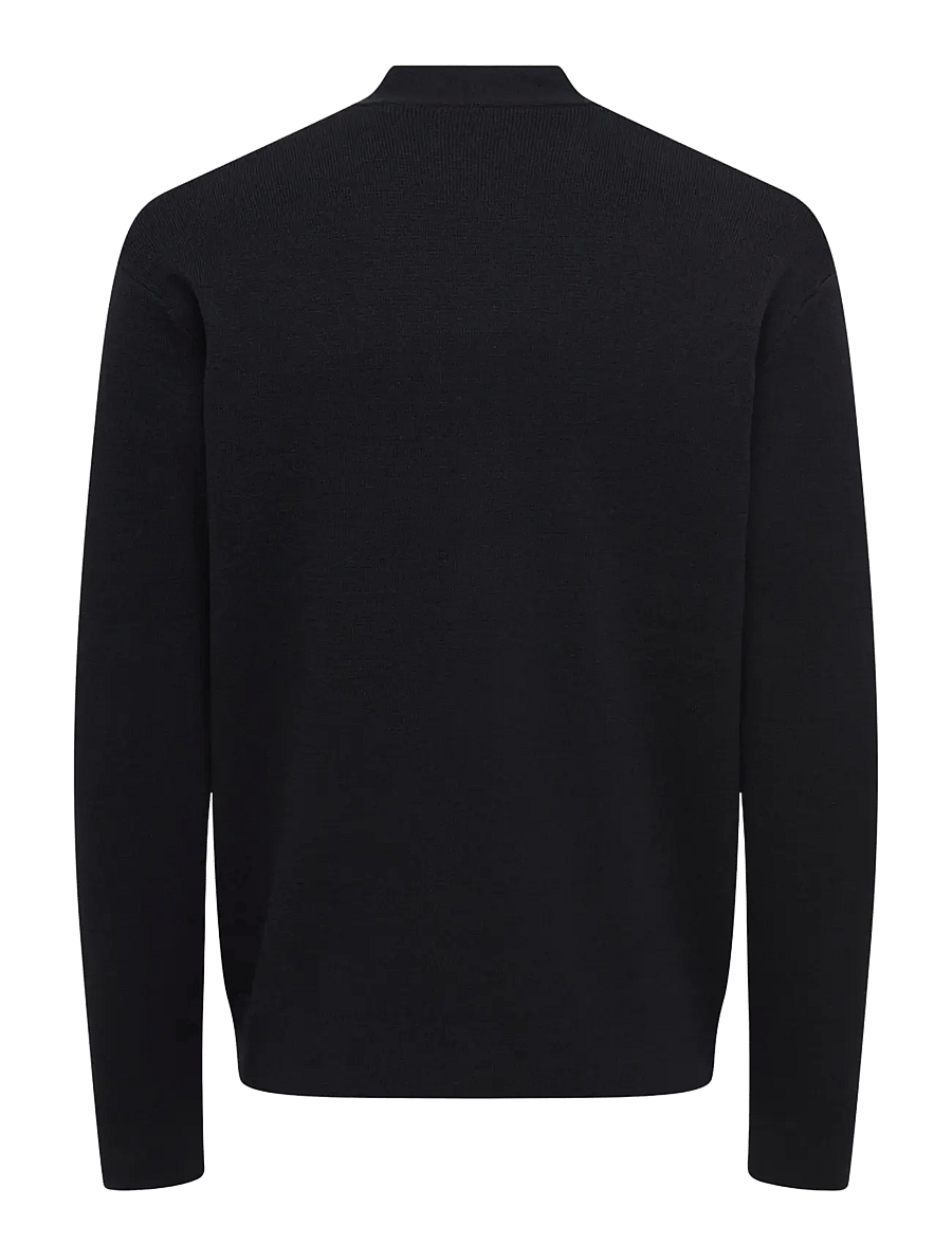 ONLY & SONS - ONSTING LIFE REG LS CARDIGAN KNIT NOOS - cardigans - black - 2