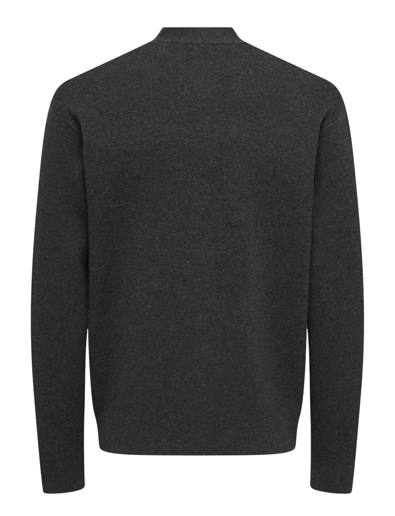 ONLY & SONS - ONSTING LIFE REG LS CARDIGAN KNIT NOOS - cardigans - dark grey melange - 2