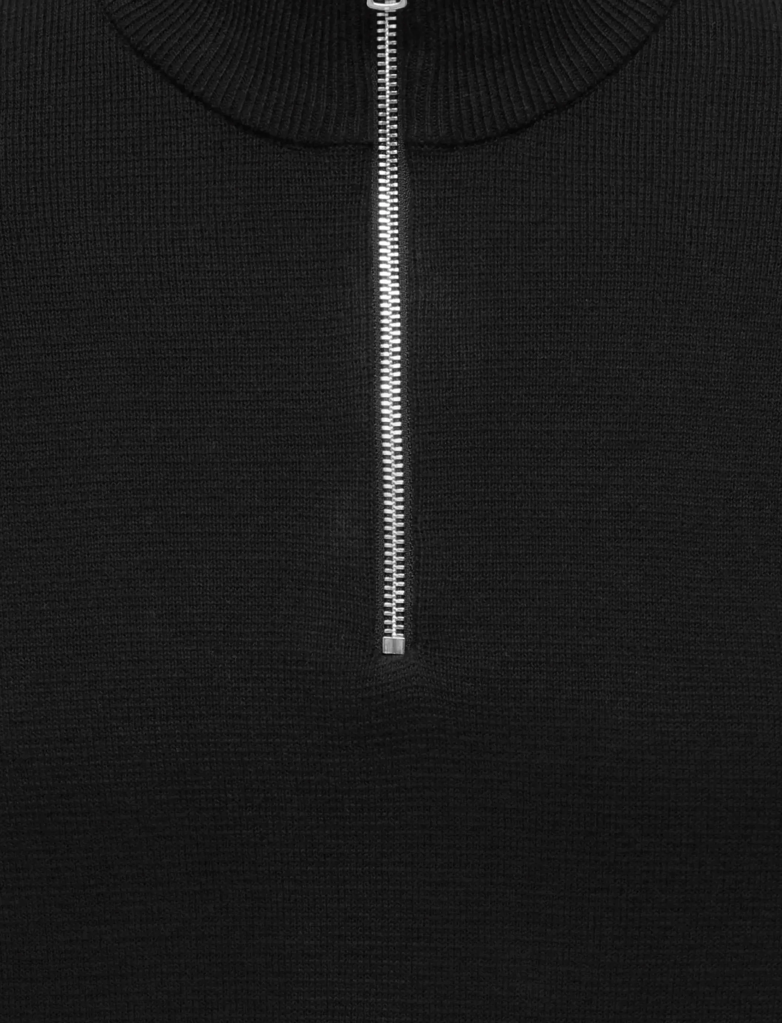 ONLY & SONS - ONSTING LIFE REG HALF ZIP KNIT NOOS - half zip jumpers - black - 2