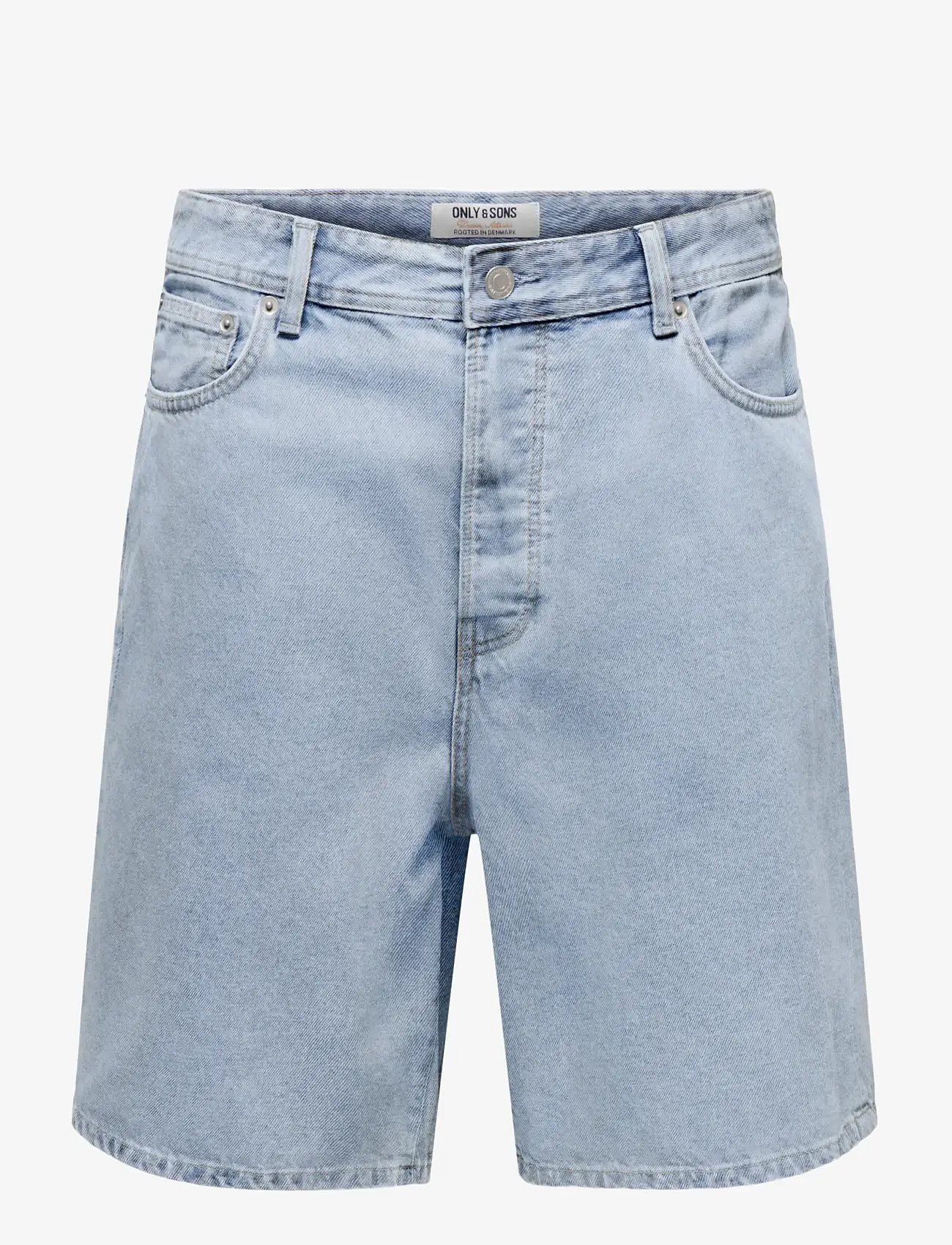 ONLY & SONS - ONSFADE PIM DNM SHORTS BOX - jorts - light blue denim - 1