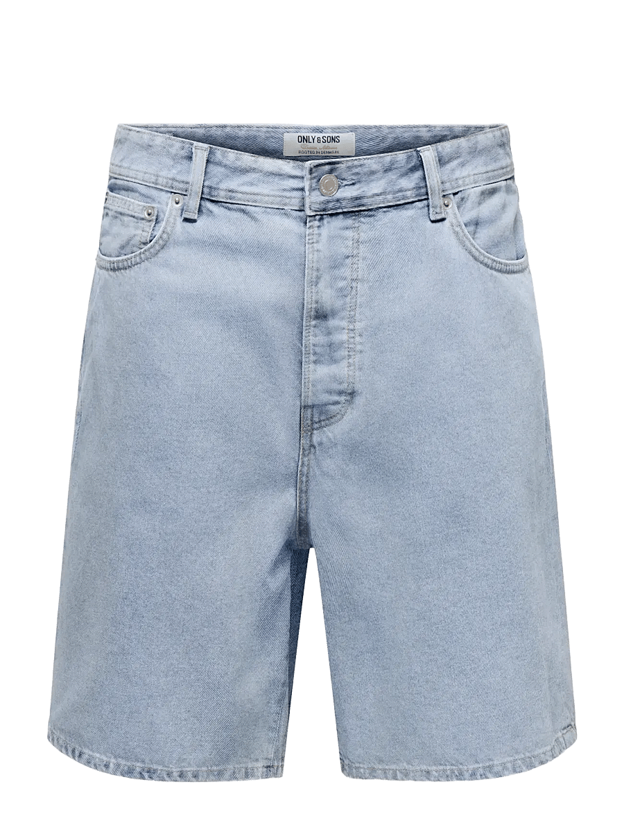 ONLY & SONS - ONSFADE PIM DNM SHORTS BOX - jorts - light blue denim - 1