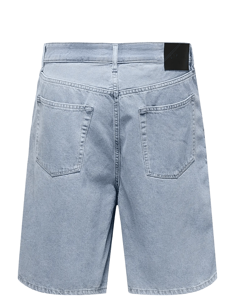 ONLY & SONS - ONSFADE PIM DNM SHORTS BOX - jorts - light blue denim - 2