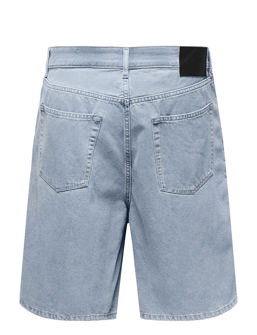 ONLY & SONS - ONSFADE PIM DNM SHORTS BOX - jorts - light blue denim - 2