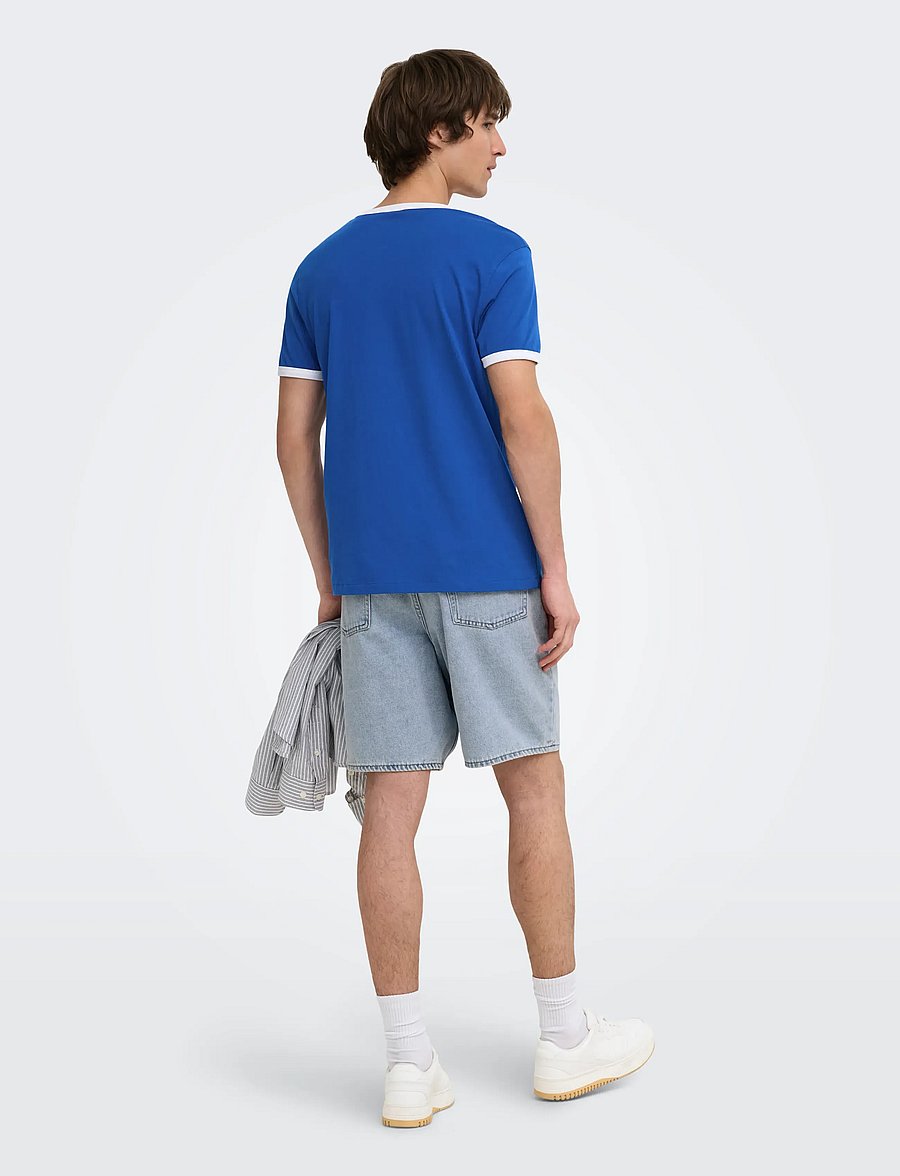 ONLY & SONS - ONSFADE PIM DNM SHORTS BOX - jorts - light blue denim - 3