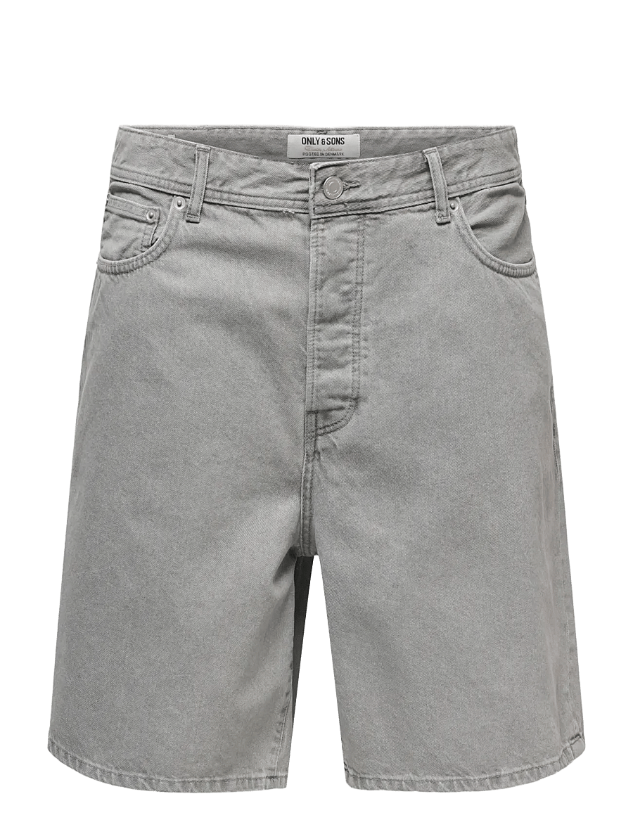 ONLY & SONS - ONSFADE PIM DNM SHORTS BOX - jorts - light grey denim - 0