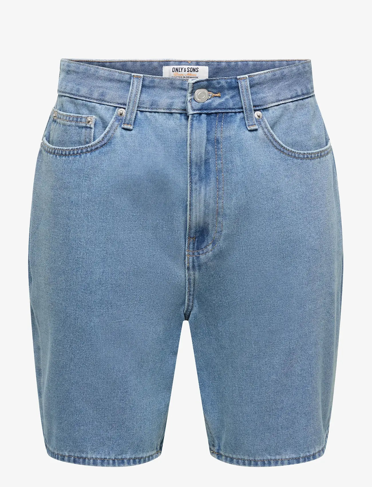 ONLY & SONS - ONSFADE PIM DNM SHORTS BOX - jorts - light medium blue denim - 1