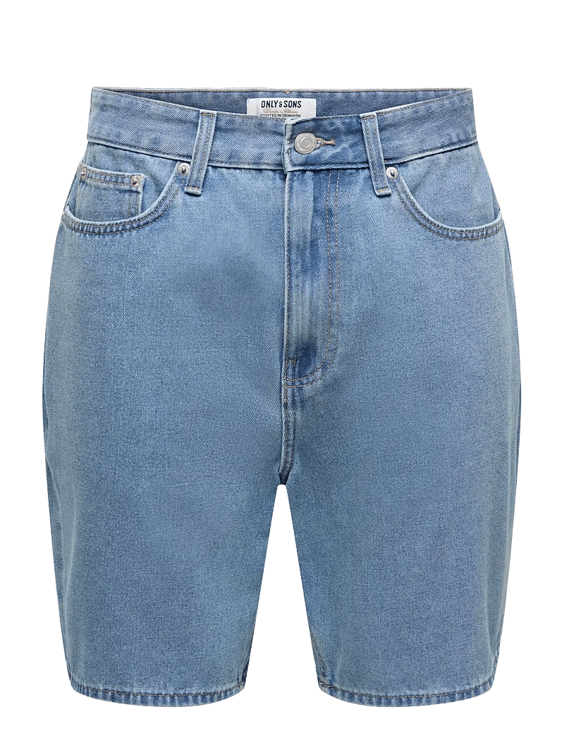 ONLY & SONS - ONSFADE PIM DNM SHORTS BOX - jorts - light medium blue denim - 1