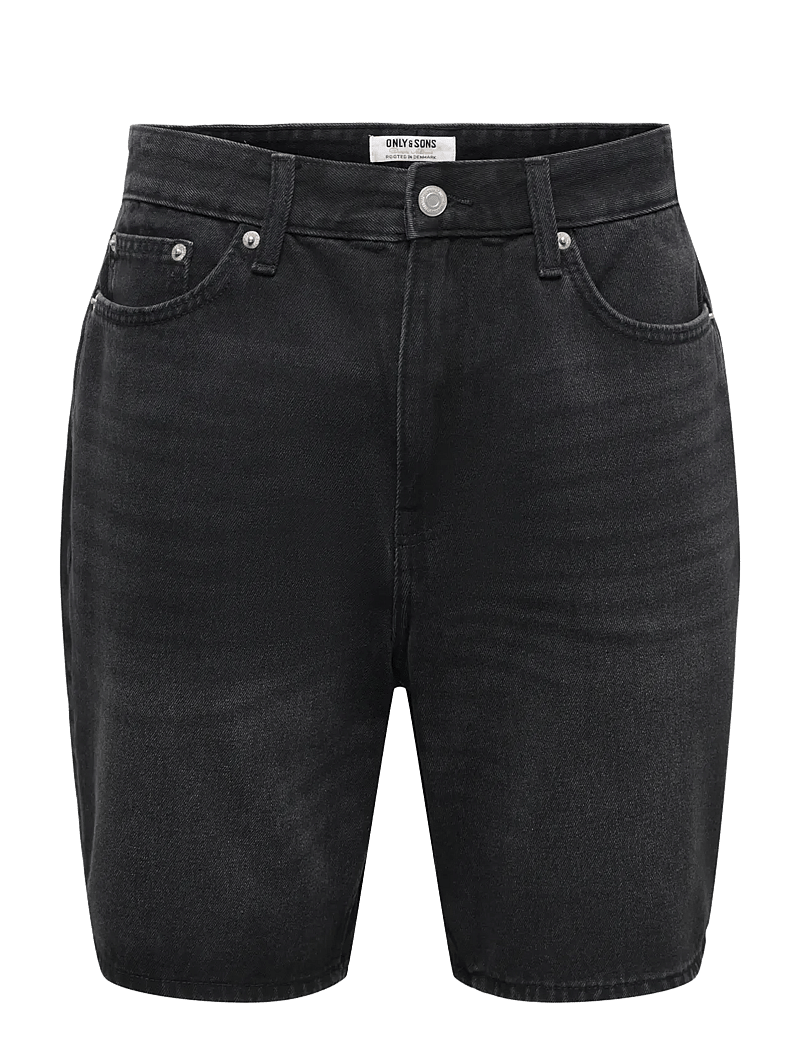 ONLY & SONS - ONSFADE PIM DNM SHORTS BOX - jorts - washed black - 1