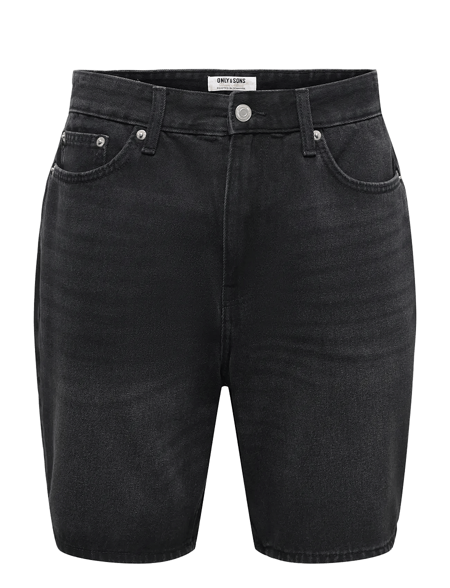 ONLY & SONS - ONSFADE PIM DNM SHORTS BOX - jorts - washed black - 1