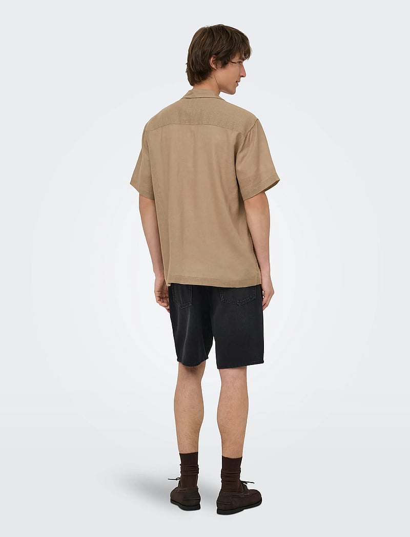 ONLY & SONS - ONSFADE PIM DNM SHORTS BOX - jorts - washed black - 3