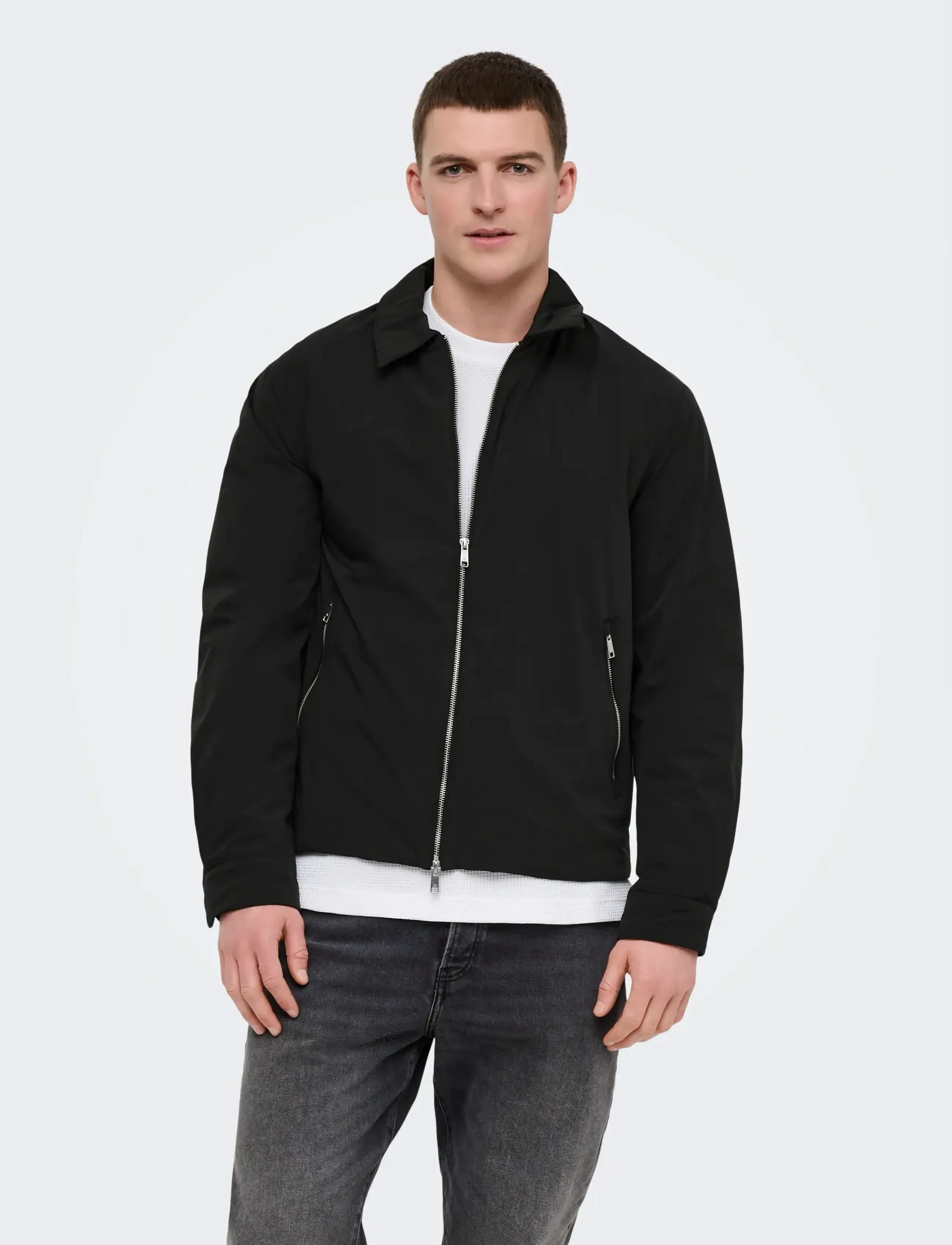 ONLY & SONS ONSYURI JACKET OTW FRML - Overtøj - BLACK / black