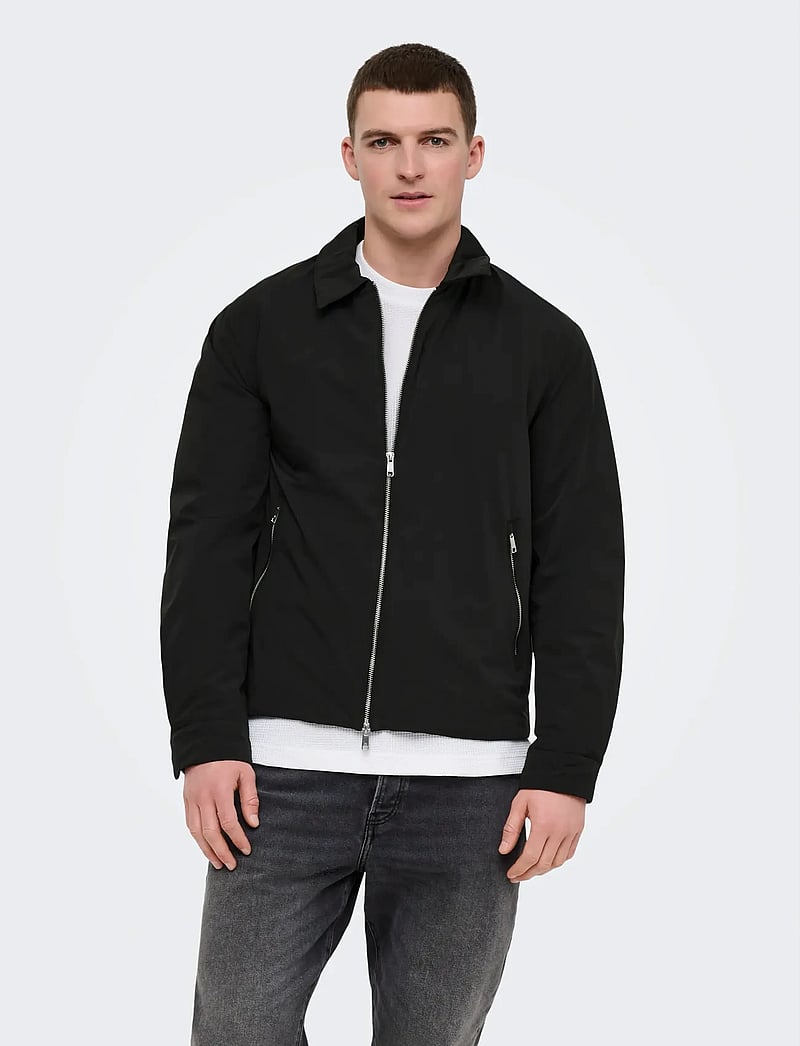 ONLY & SONS - ONSYURI JACKET OTW FRML - forårsjakker - black - 0
