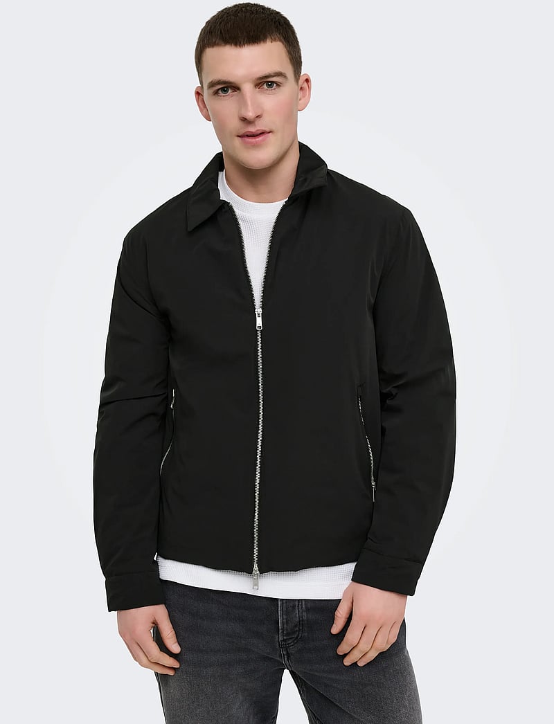 ONLY & SONS - ONSYURI JACKET OTW FRML - forårsjakker - black - 5
