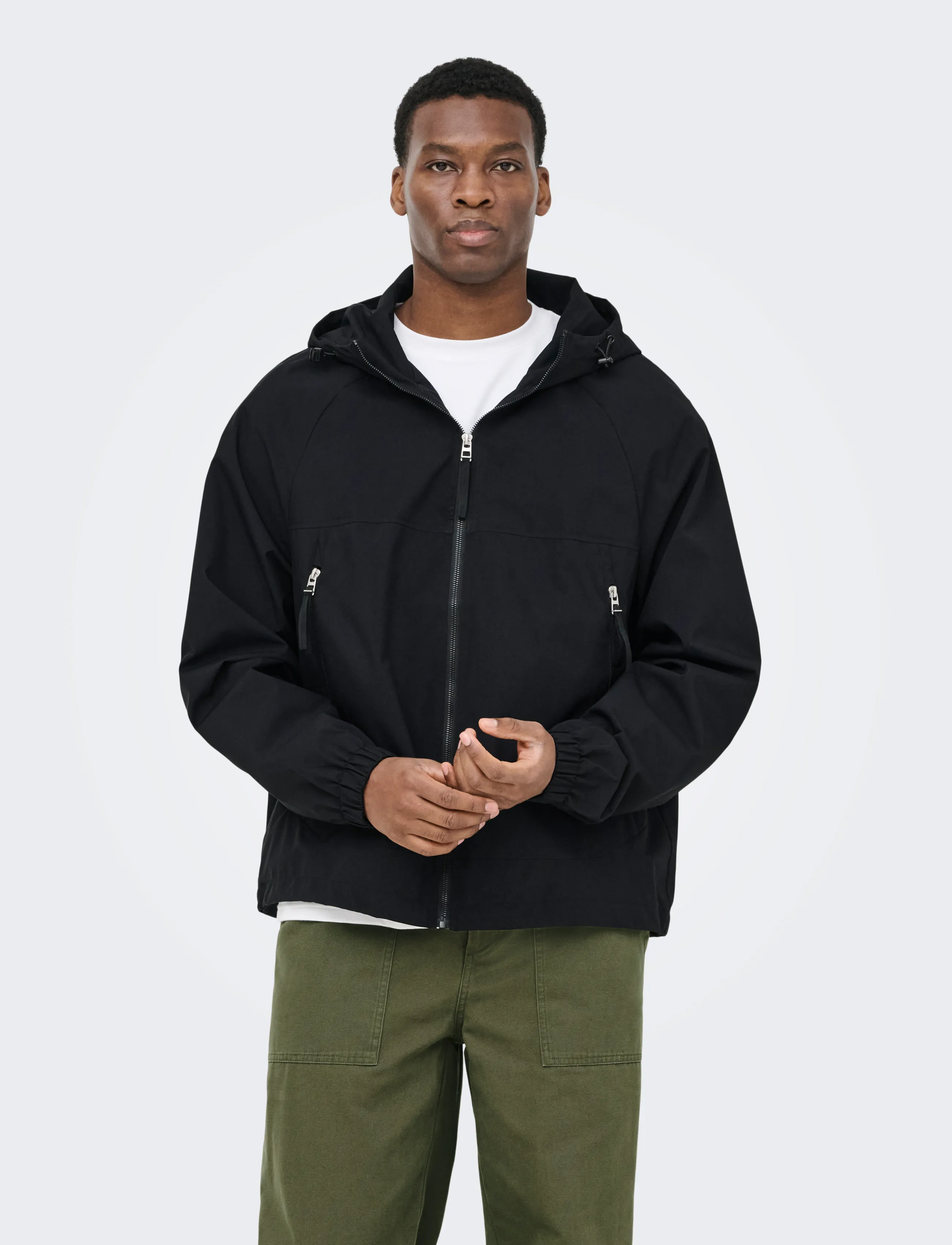 ONLY & SONS ONSSEAN LIFE TECHNICAL JACKET OTW - Forårsjakker - BLACK / black