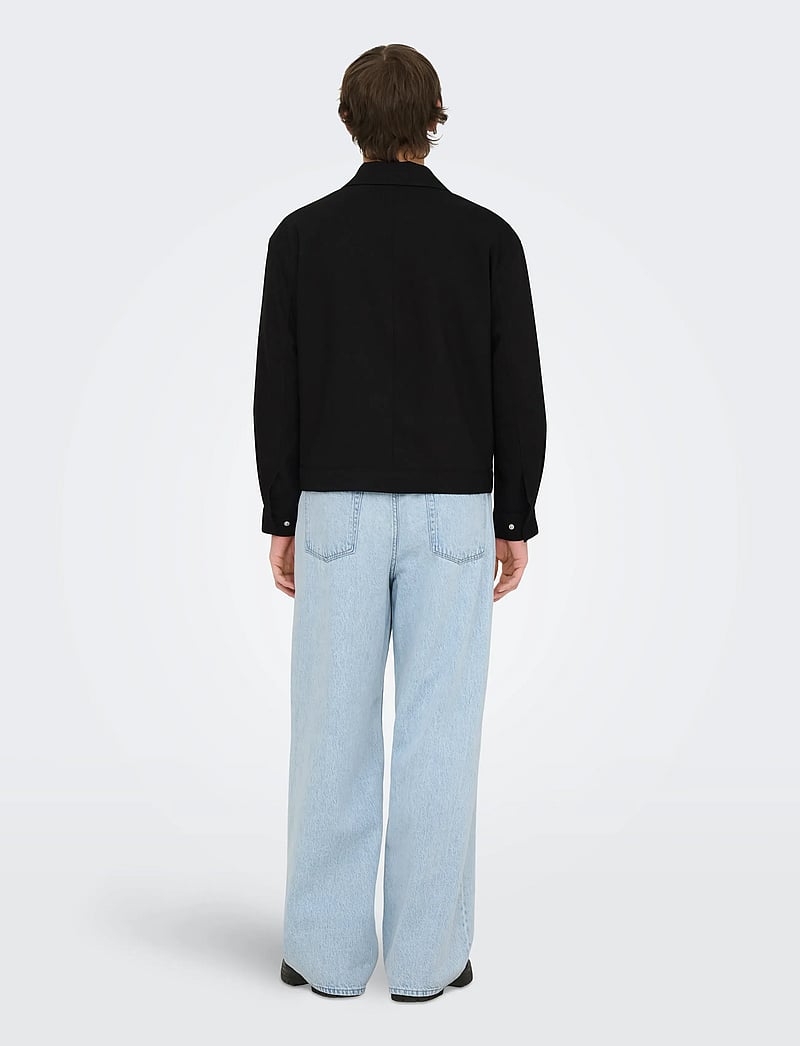 ONLY & SONS - ONSLEO LIFE JACKET OTW - frühlingsjacken - black - 3