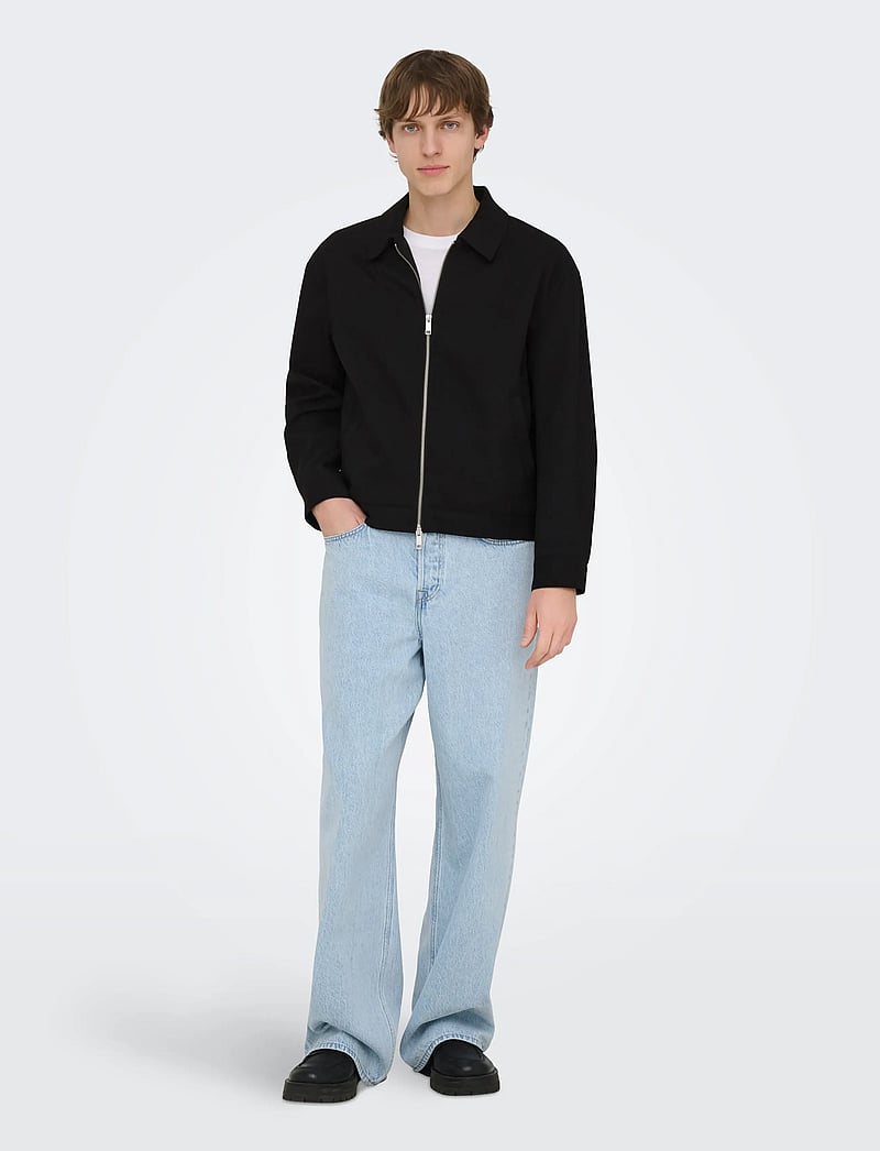 ONLY & SONS - ONSLEO LIFE JACKET OTW - frühlingsjacken - black - 4