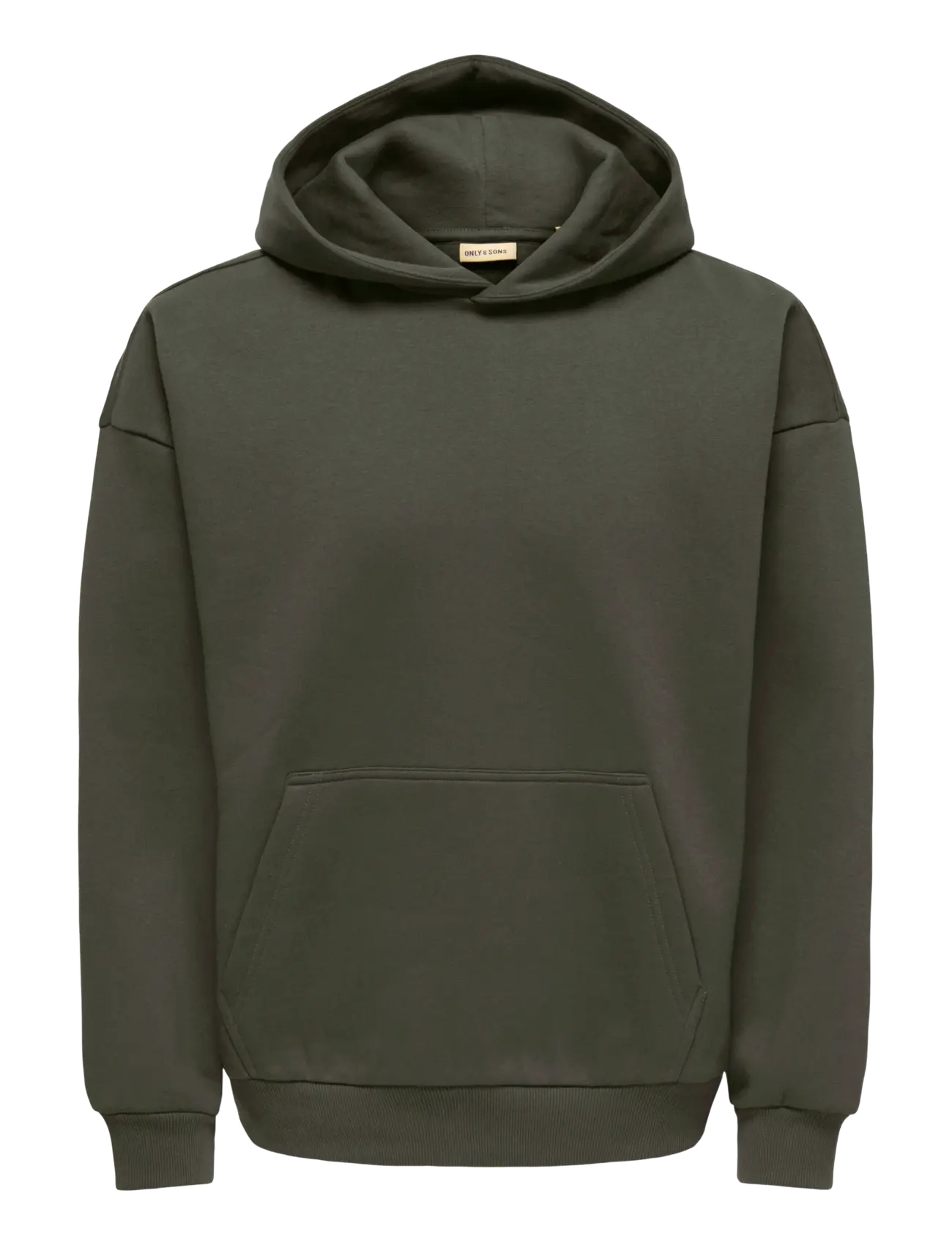 ONLY & SONS - ONSCERES OVZ LS HOODIE  SWEAT NOOS - kapuzenpullover - beluga - 1