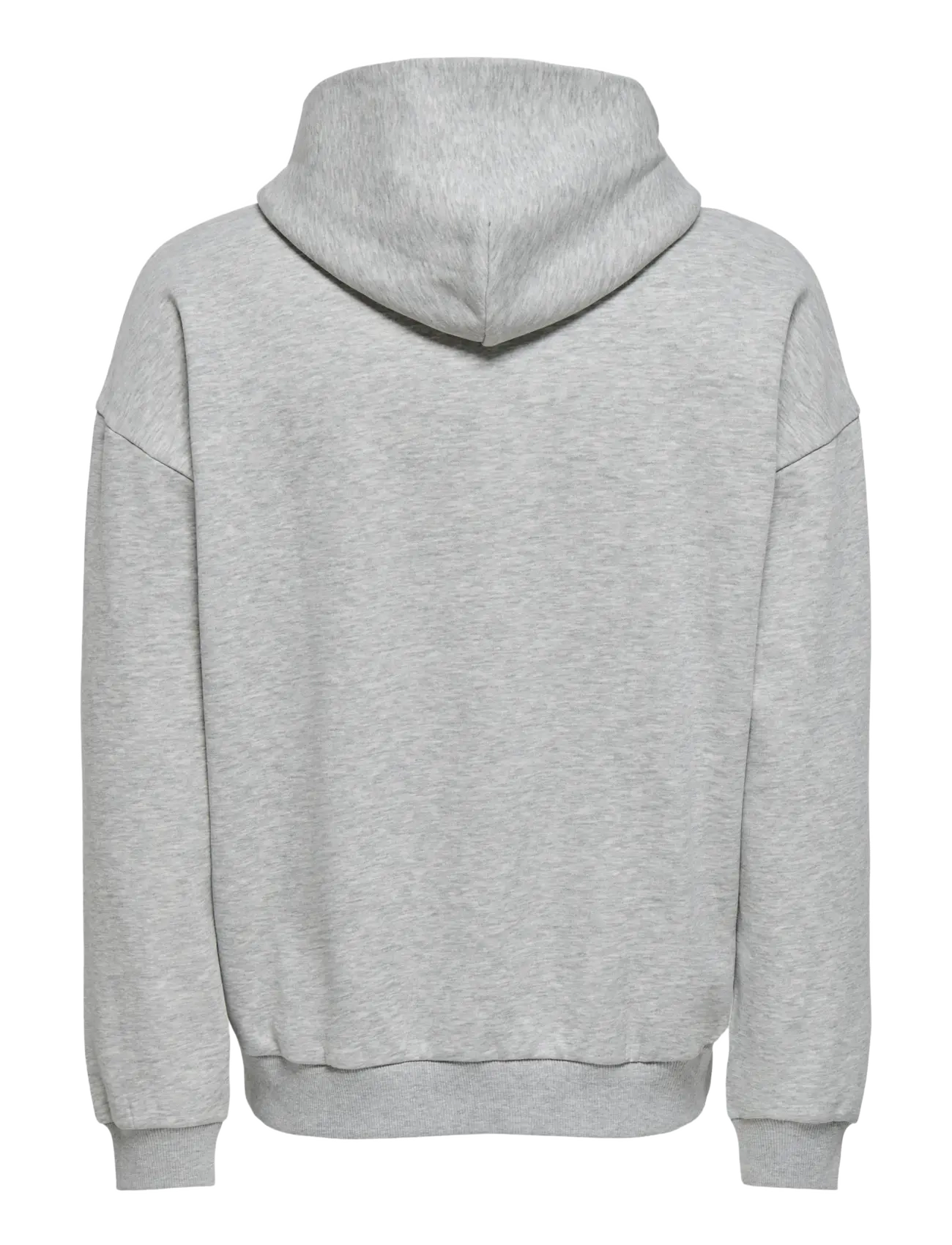 ONLY & SONS - ONSCERES OVZ LS HOODIE  SWEAT NOOS - kapuutsiga dressipluusid - light grey melange - 1