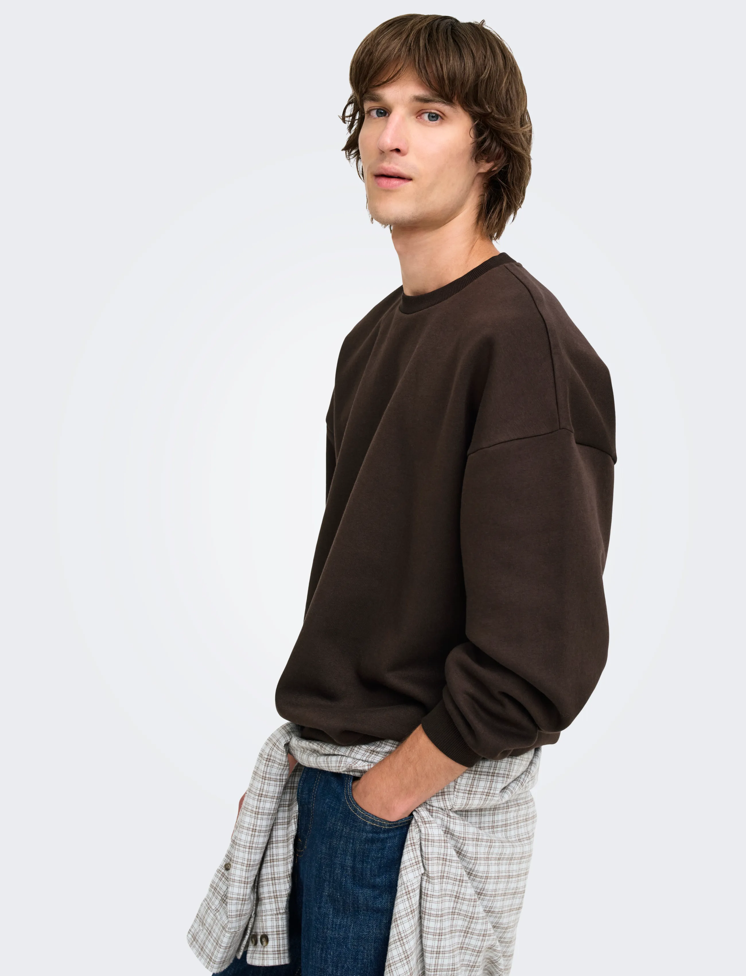 ONLY & SONS Onsceres Ovz Ls Crew Sweat Noos sweatshirts herr – bild 6