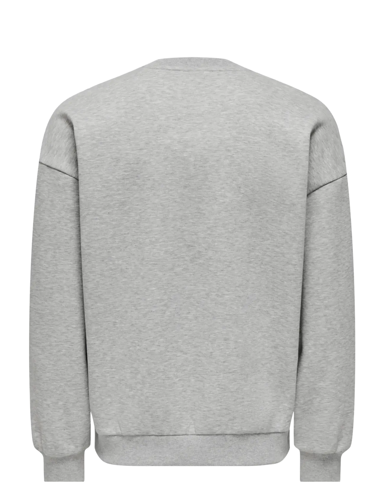 ONLY & SONS - ONSCERES OVZ LS CREW SWEAT NOOS - light grey melange - 1