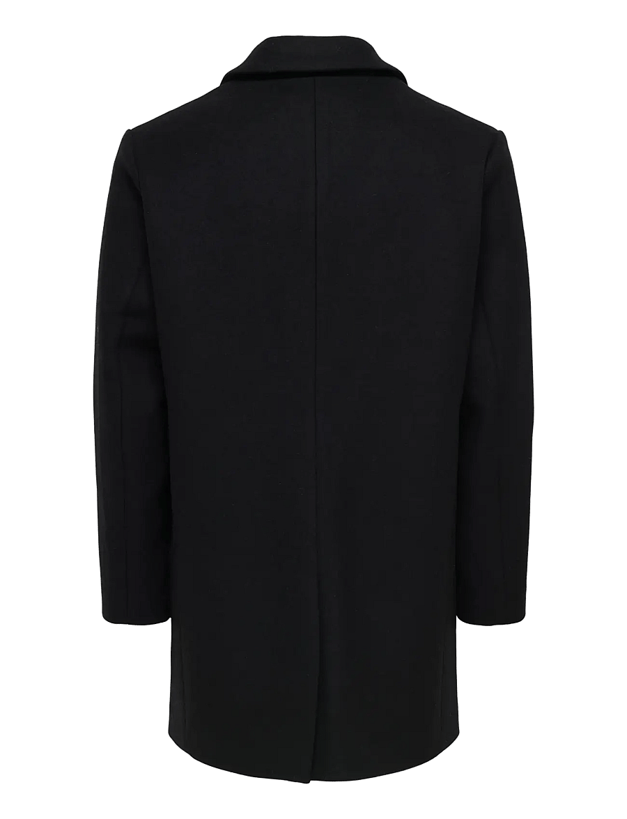 ONLY & SONS - ONSARON WOOL COAT OTW NOOS - black - 2