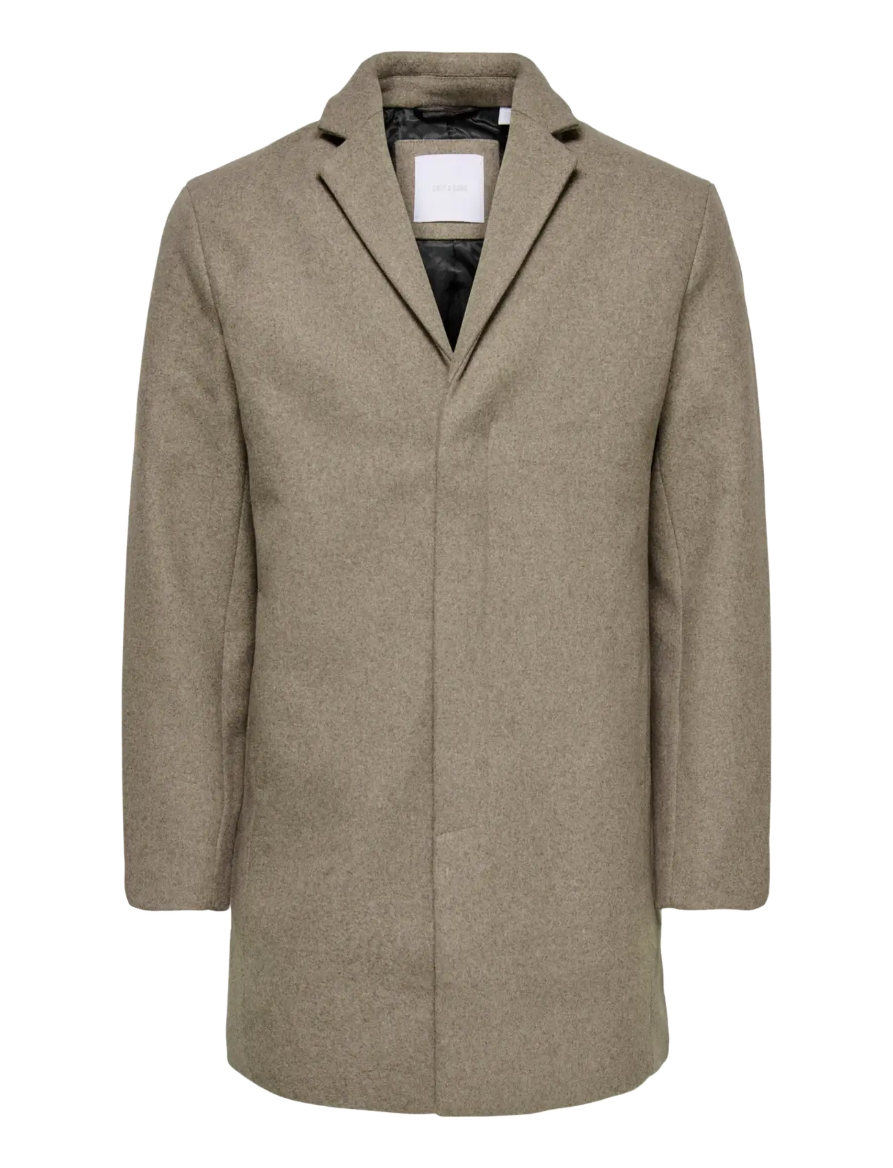 ONLY & SONS - ONSARON WOOL COAT OTW NOOS - wool coats - greige - 1