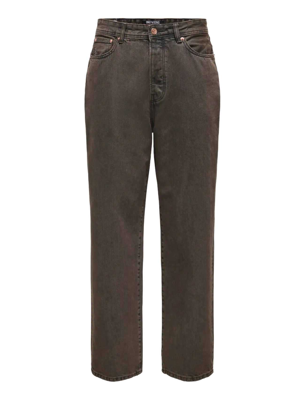 ONLY & SONS - ONSFADE LOOSE BROWN 6813 TAI DNM - brown stone - 1
