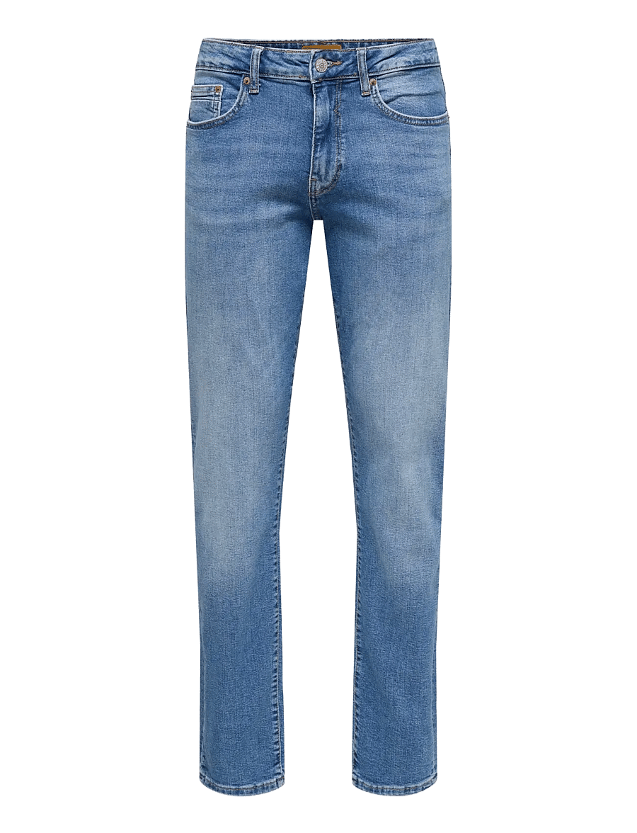 ONLY & SONS - ONSWEFT REG. JAX LMB 6817 TAI DNM NOOS - regular jeans - light medium blue denim - 1