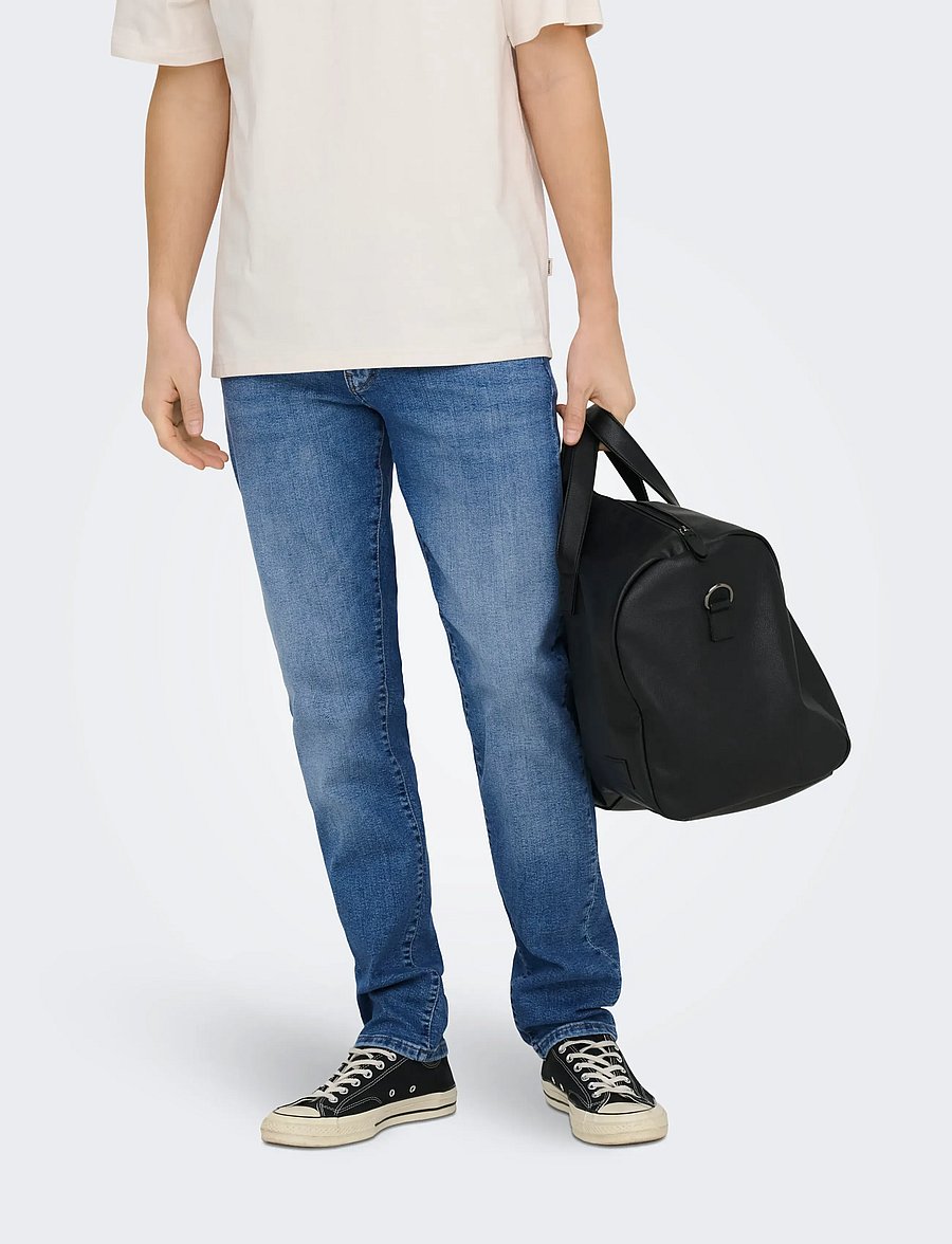 ONLY & SONS - ONSWEFT REG. JAX LMB 6817 TAI DNM NOOS - regular jeans - light medium blue denim - 0