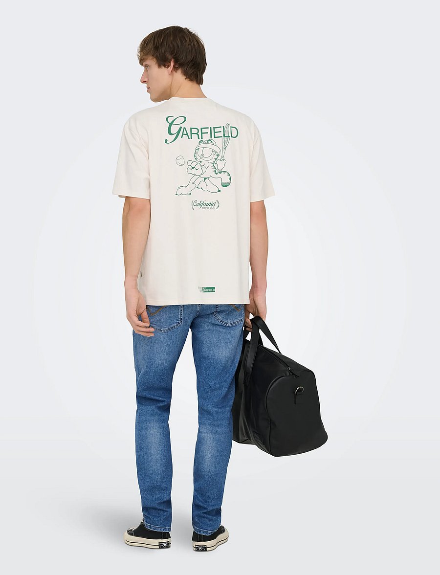ONLY & SONS - ONSWEFT REG. JAX LMB 6817 TAI DNM NOOS - regular jeans - light medium blue denim - 3