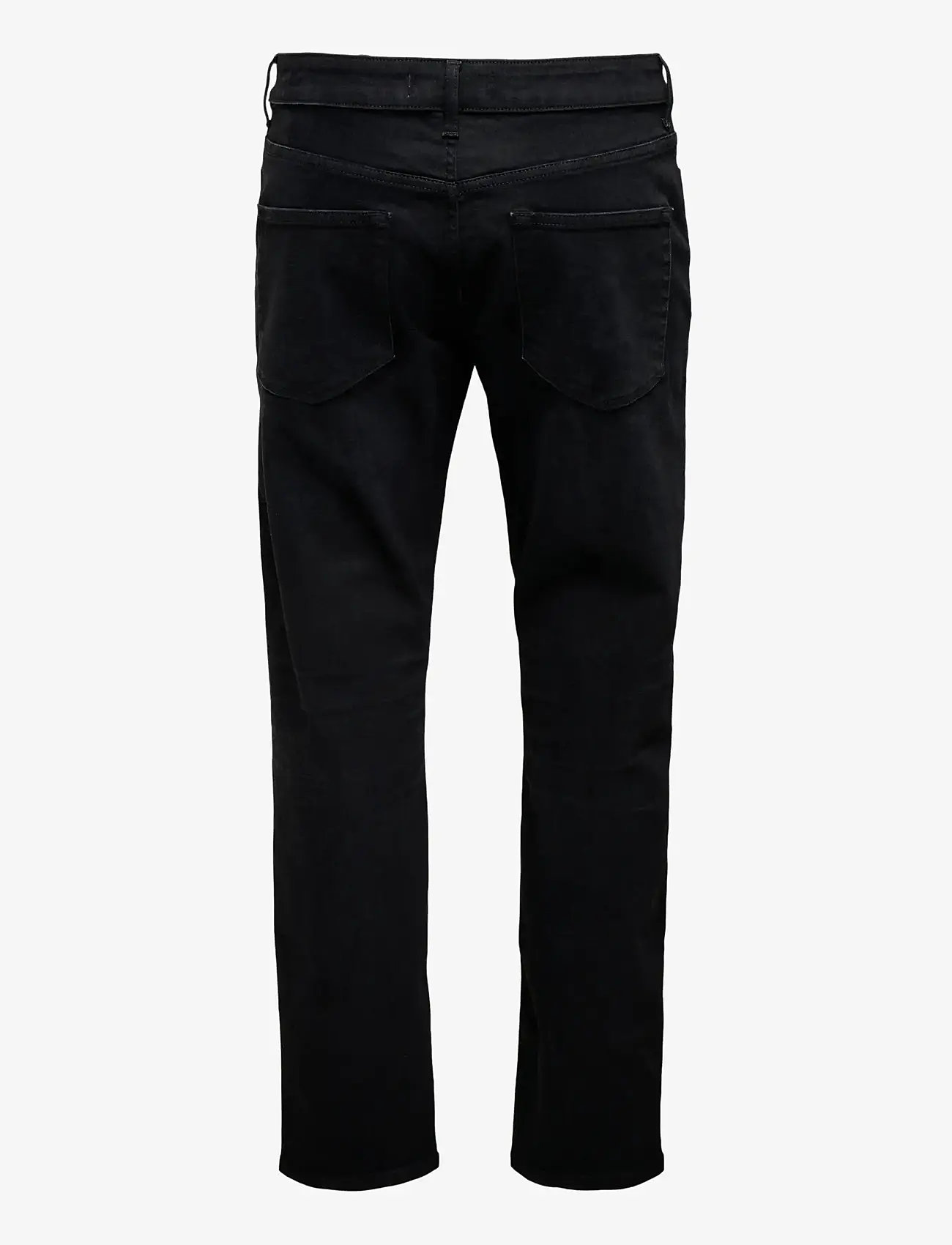 ONLY & SONS - ONSWEFT REG. JAX BLACK 6821 TAI DNM - regular jeans - black denim - 2