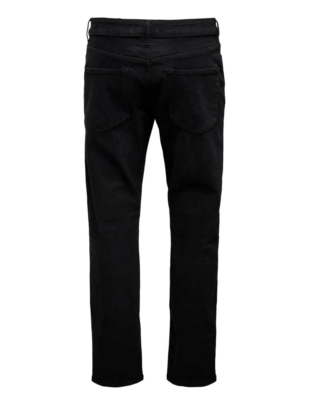 ONLY & SONS - ONSWEFT REG. JAX BLACK 6821 TAI DNM - regular jeans - black denim - 2