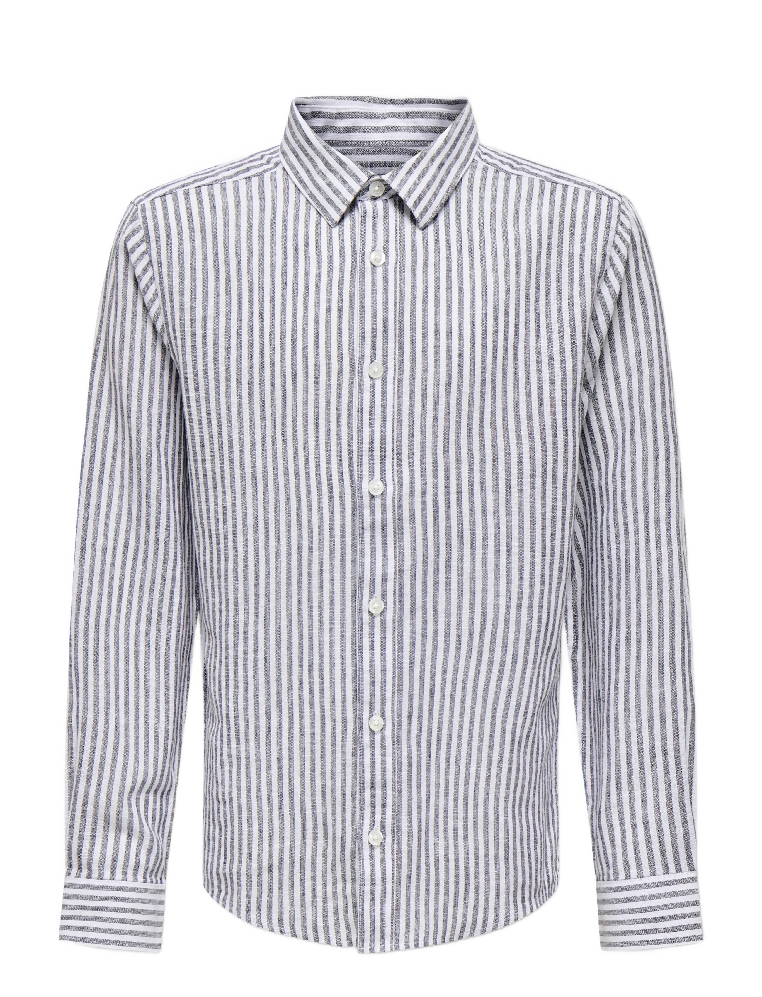 ONLY & SONS OSJCAIDEN LIFE LS REG STRIPE LIN 660 WVN - Hemden - DARK NAVY / navy