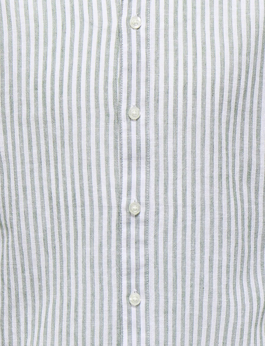 ONLY & SONS - OSJCAIDEN LIFE LS REG STRIPE LIN 660 WVN - langærmede skjorter - sea spray - 2