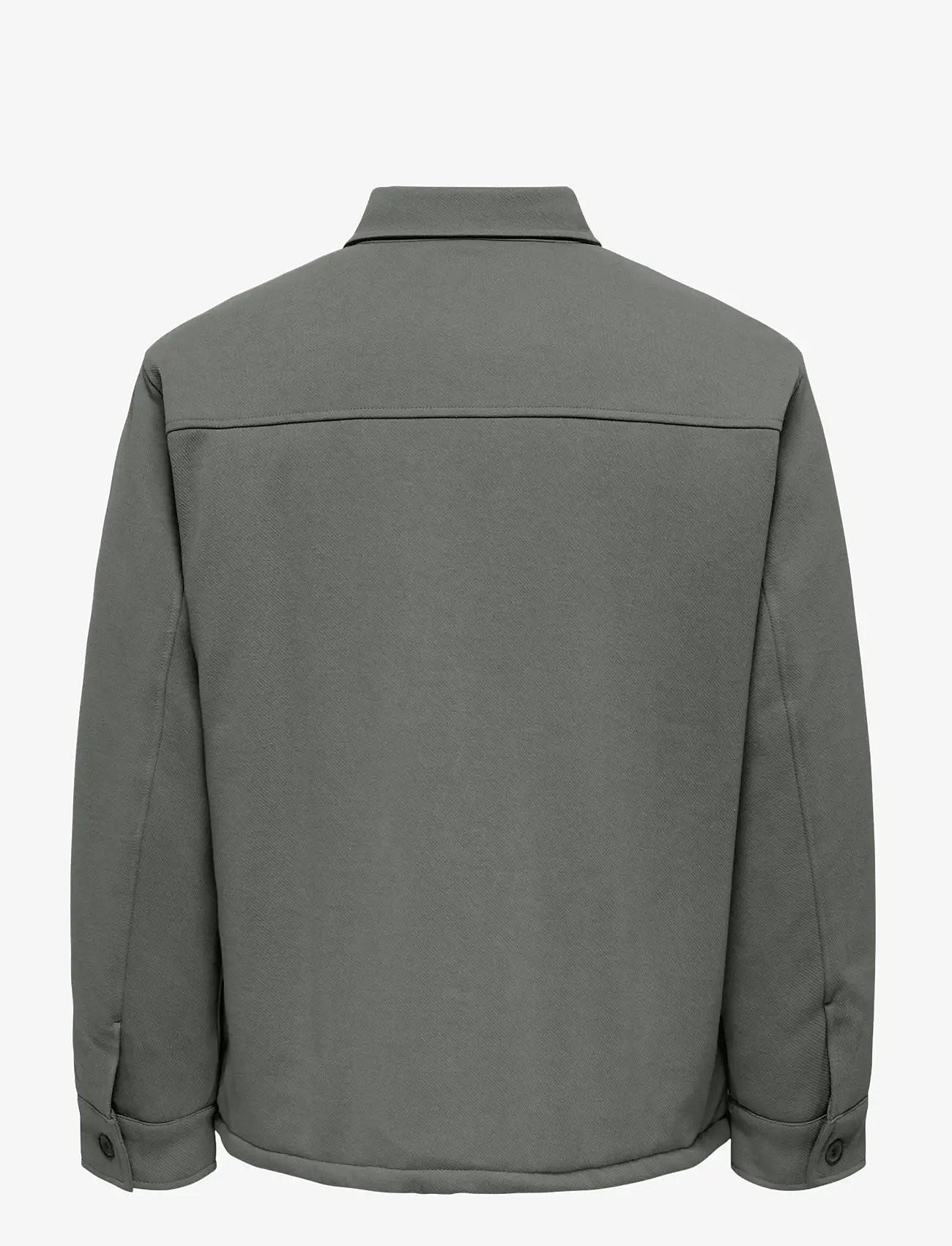 ONLY & SONS - ONSNEWKODYL SHACKET SWEAT - casual skjortor - castor gray - 1