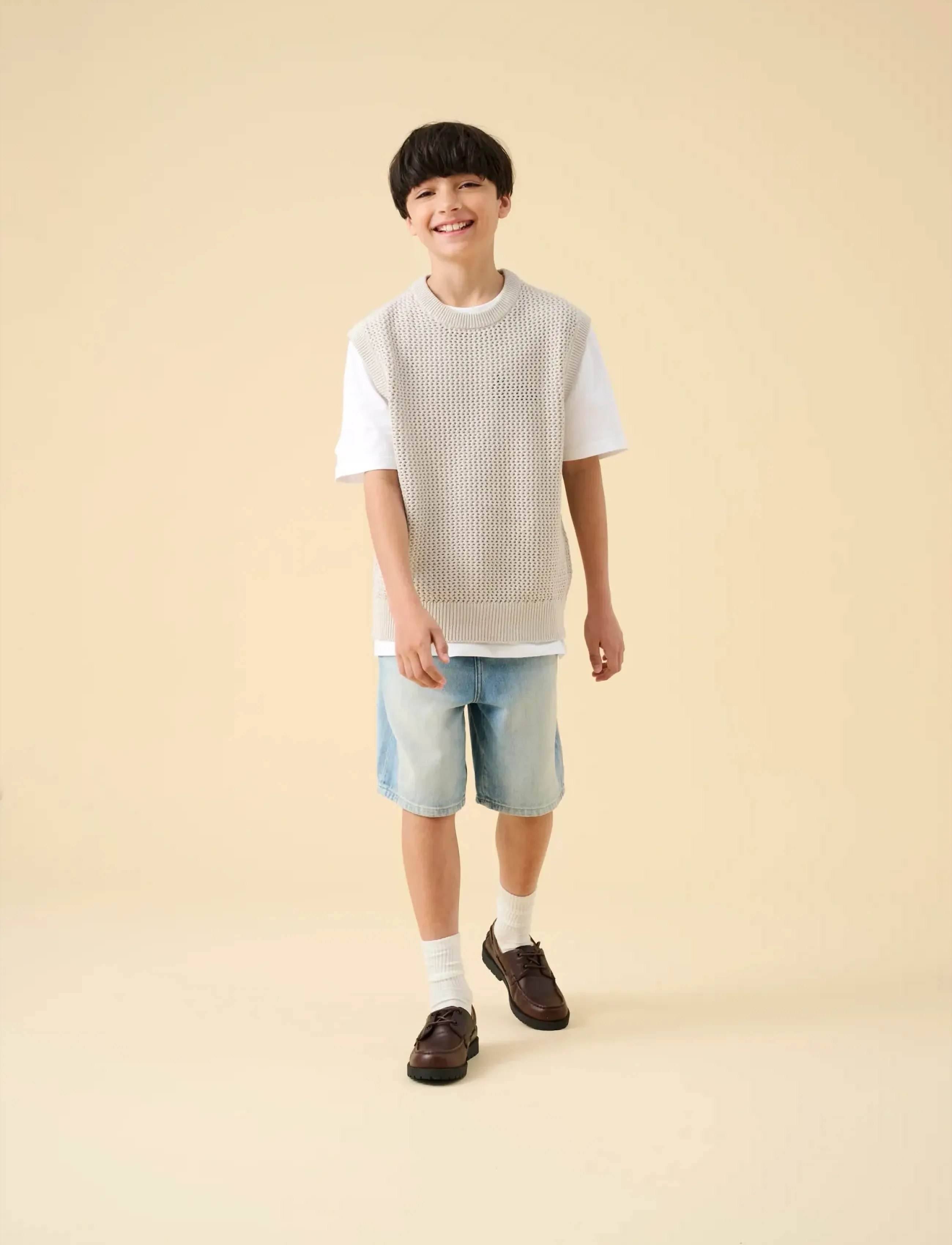 ONLY & SONS OSJFADE LB TINT 6963 TAI DNM SHORTS NOOS - Denim shorts - LIGHT BLUE DENIM / blue