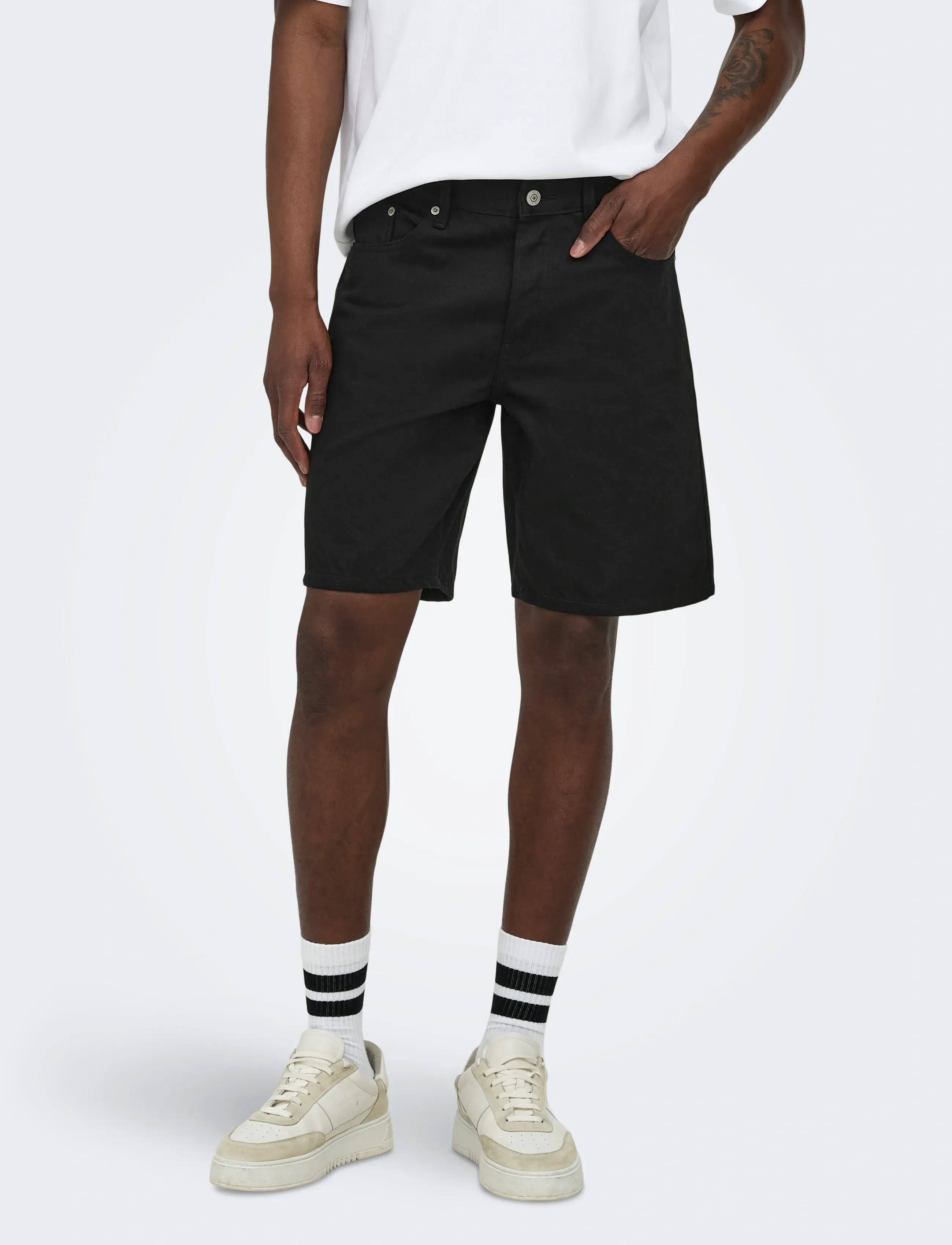 ONLY & SONS Onsedge Stay Bd 6992 Azg Dnm Shorts Noos, Mænd, Denim Shorts, Sort, Str: M