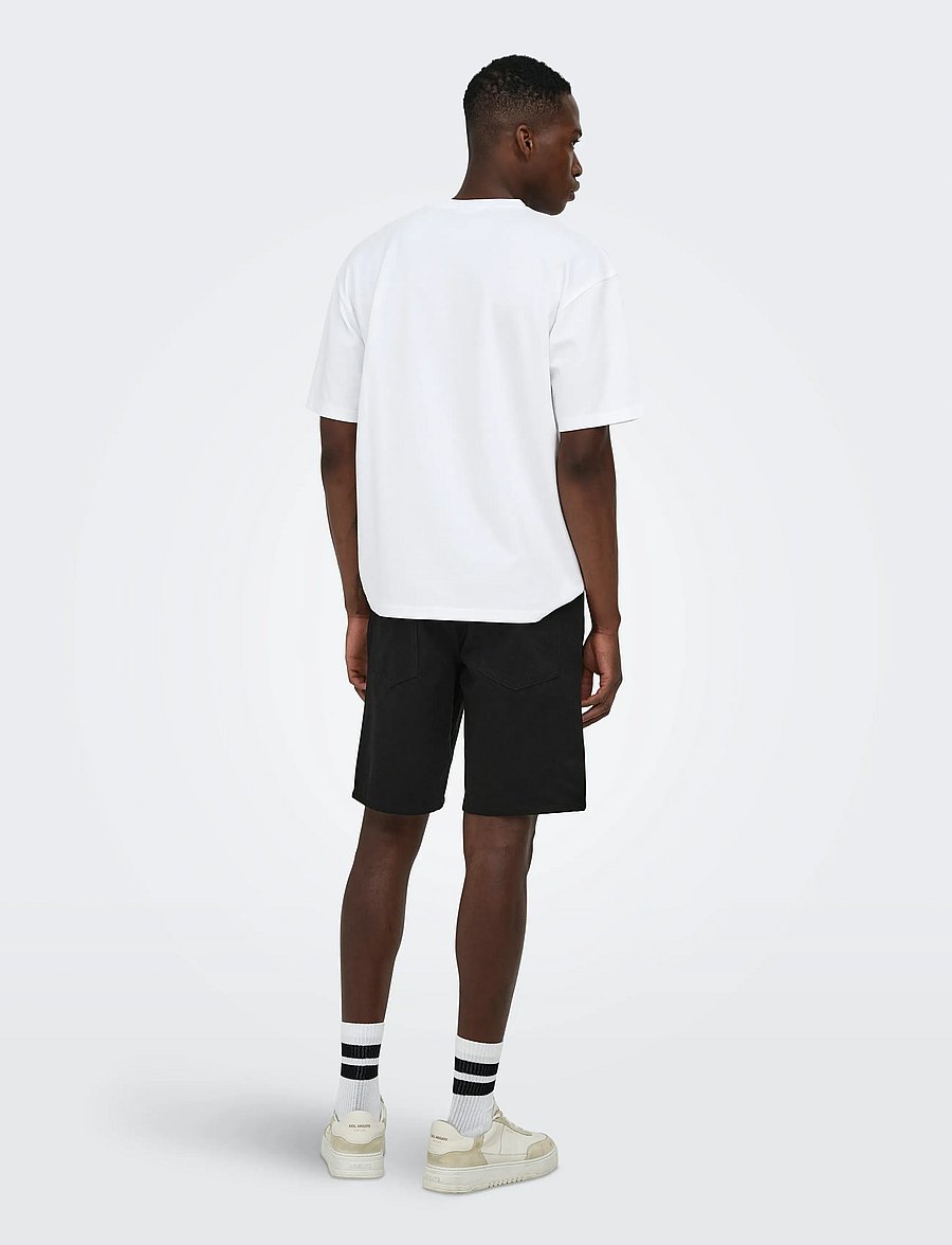 ONLY & SONS - ONSEDGE STAY BD 6992 AZG DNM SHORTS NOOS - jeansshorts - black denim - 3