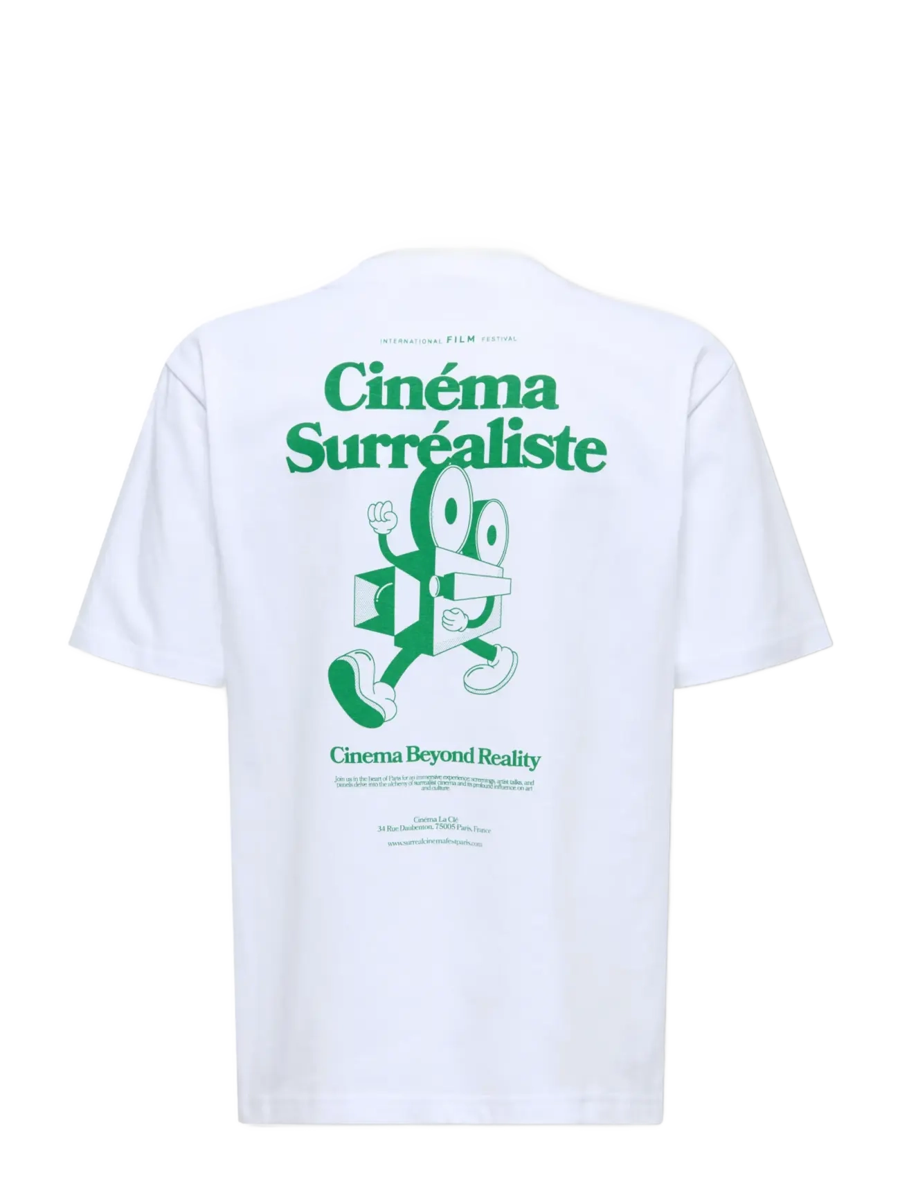 ONLY & SONS - OSJFREDO RLX CINEMA SS TEE VD JRS - kortærmede t-shirts - bright white - 1