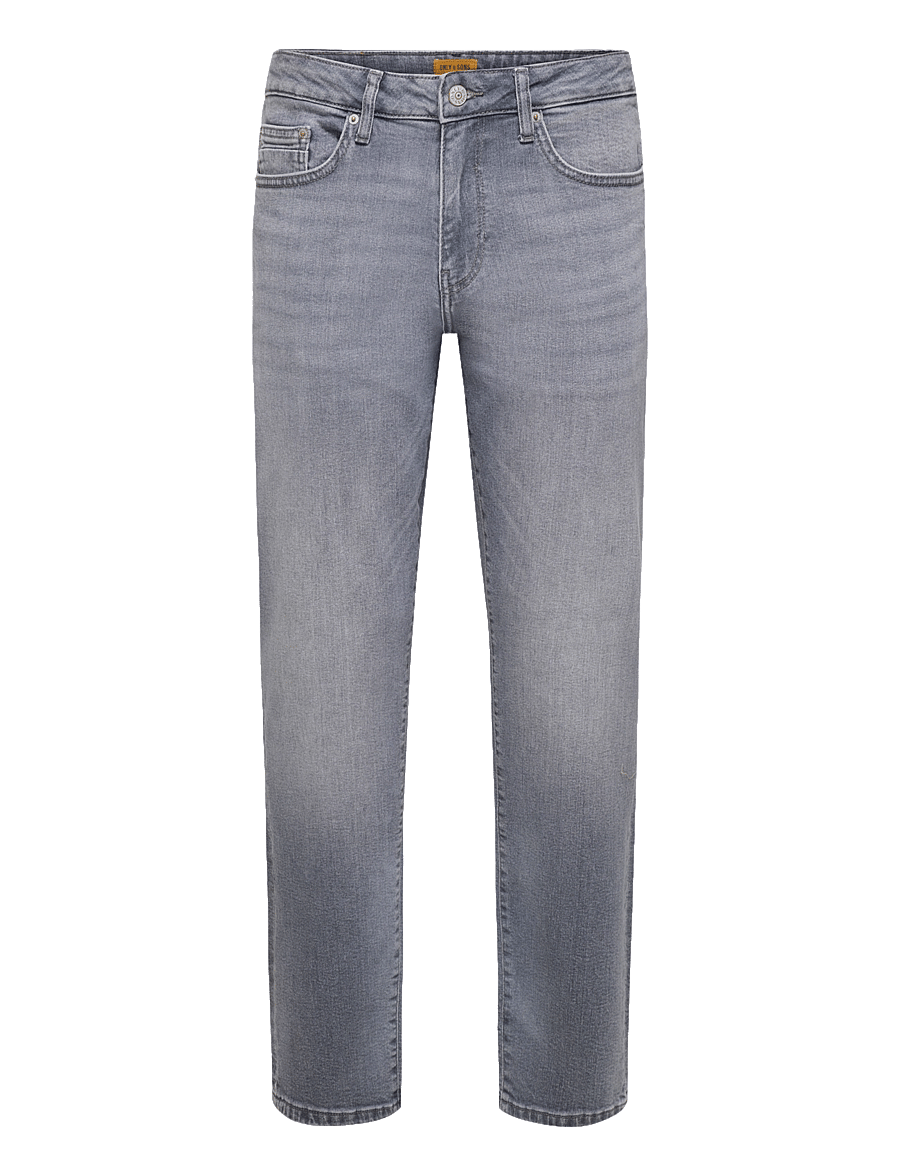 ONLY & SONS - ONSWEFT REG. JAX LMG 7007 TAI DNM NOOS - normale jeans - light grey denim - 1