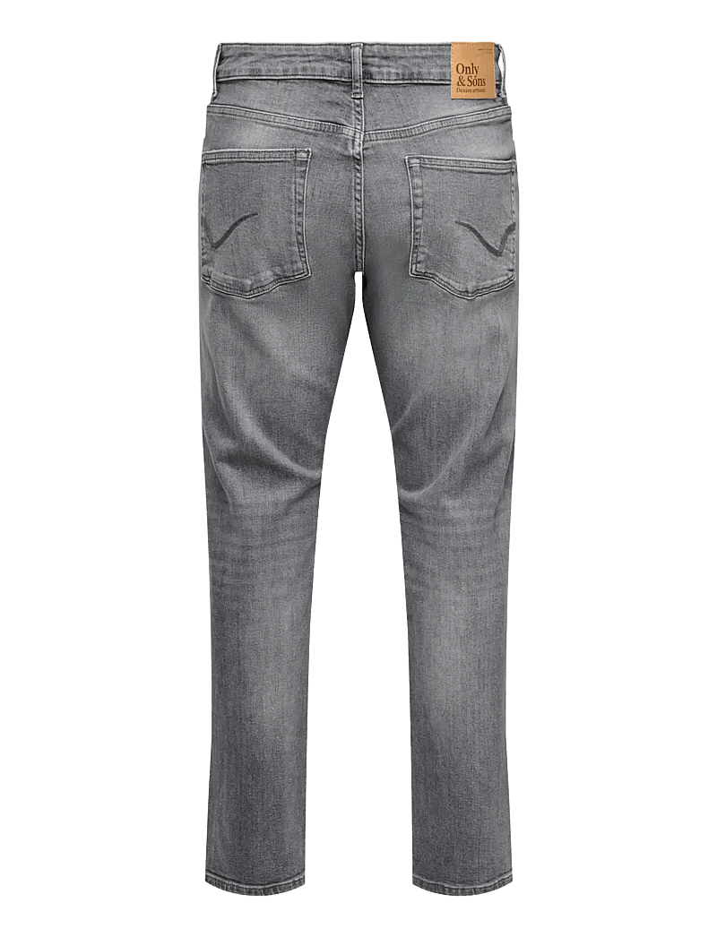 ONLY & SONS - ONSWEFT REG. JAX LMG 7007 TAI DNM NOOS - regular jeans - light grey denim - 1