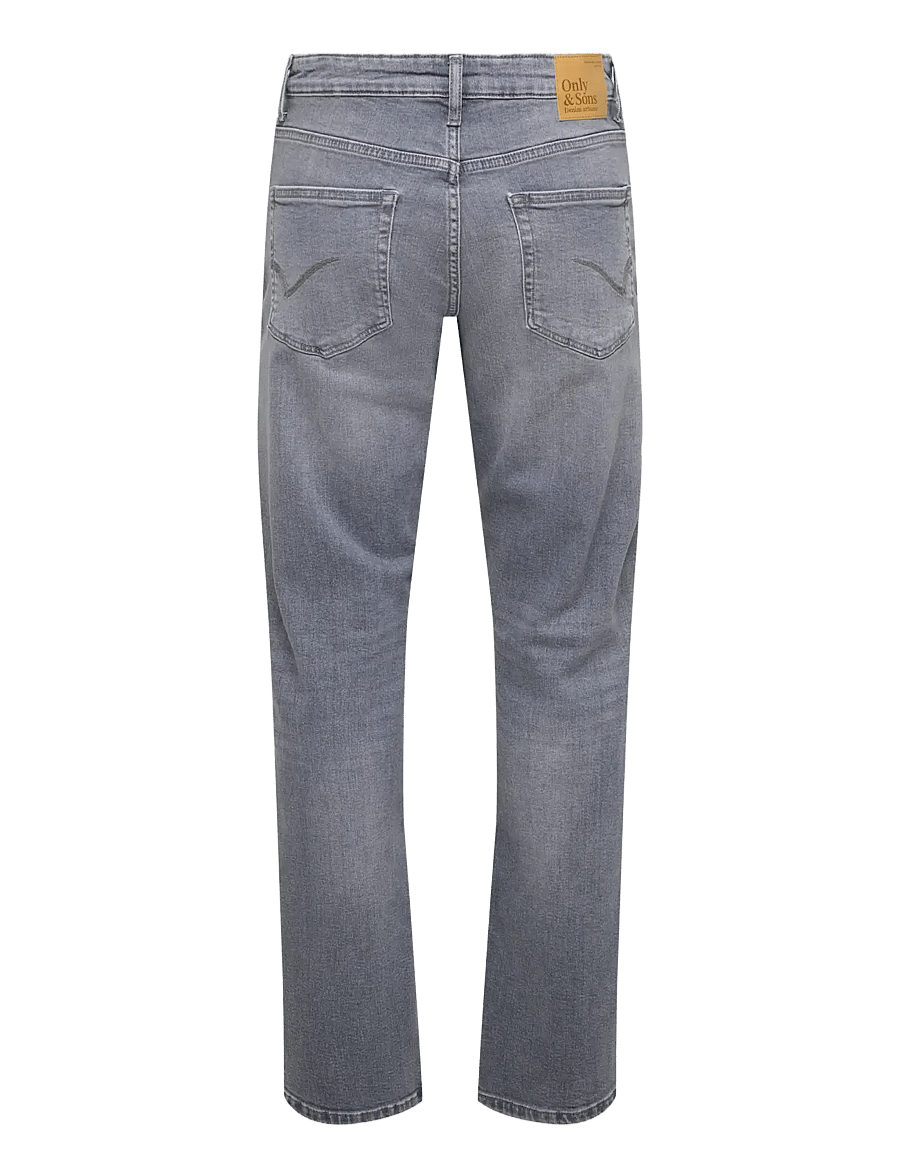 ONLY & SONS - ONSWEFT REG. JAX LMG 7007 TAI DNM NOOS - tavalised teksad - light grey denim - 2