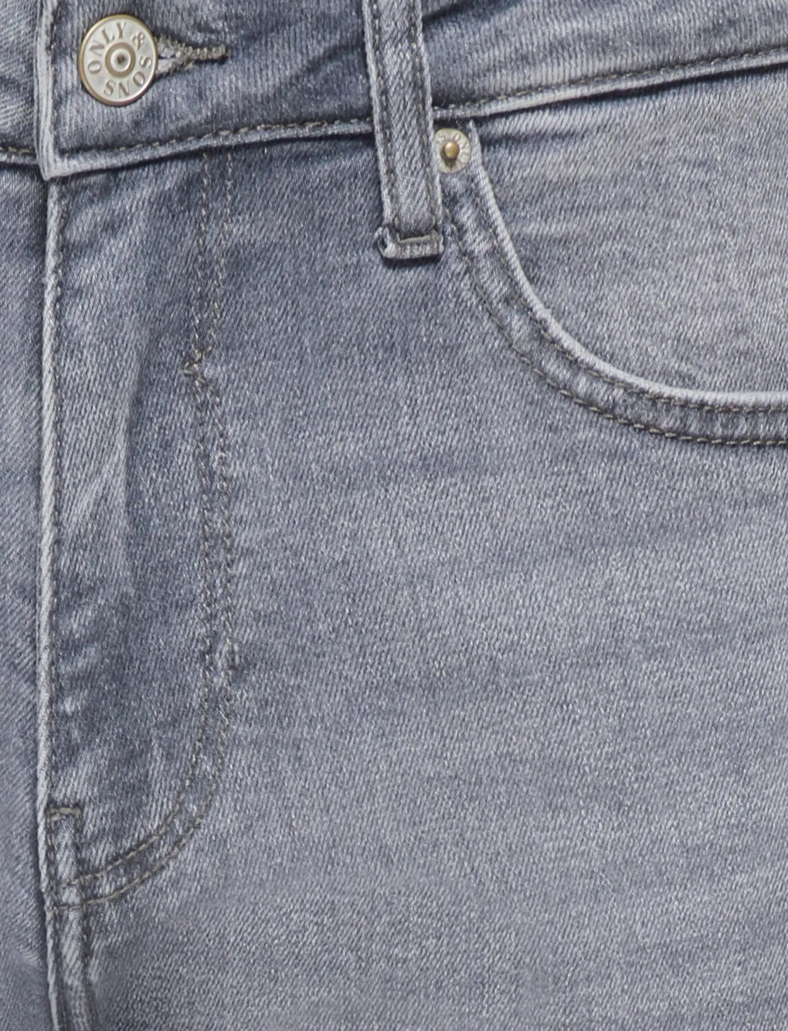 ONLY & SONS - ONSWEFT REG. JAX  LMG 7007 TAI DNM NOOS - tavalised teksad - light grey denim - 4