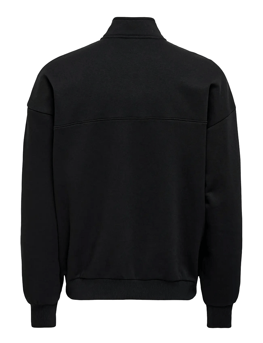 ONLY & SONS - ONSCERES OVZ TRACK HALF ZIP SWEAT VD - kollektionen - black - 2