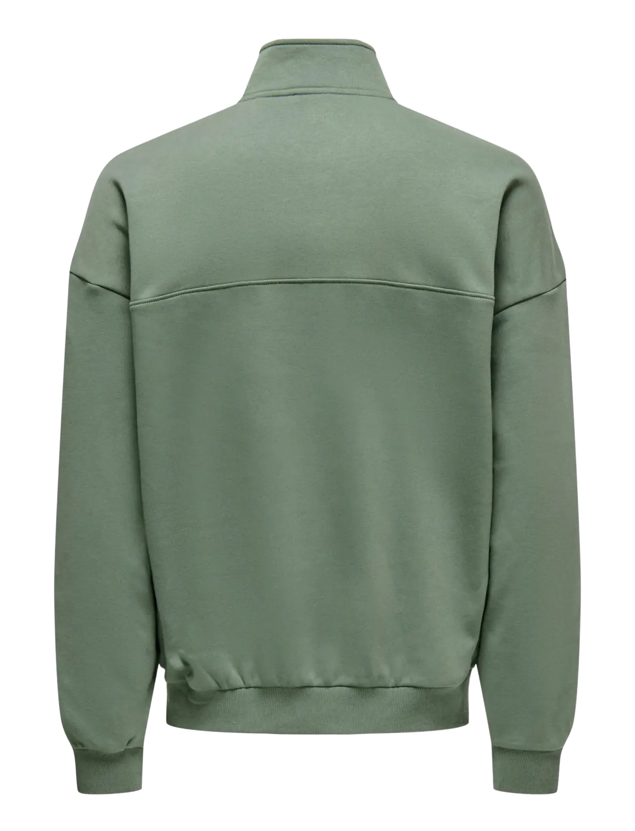 ONLY & SONS - ONSCERES OVZ TRACK HALF ZIP SWEAT VD - laveste priser - laurel wreath - 2